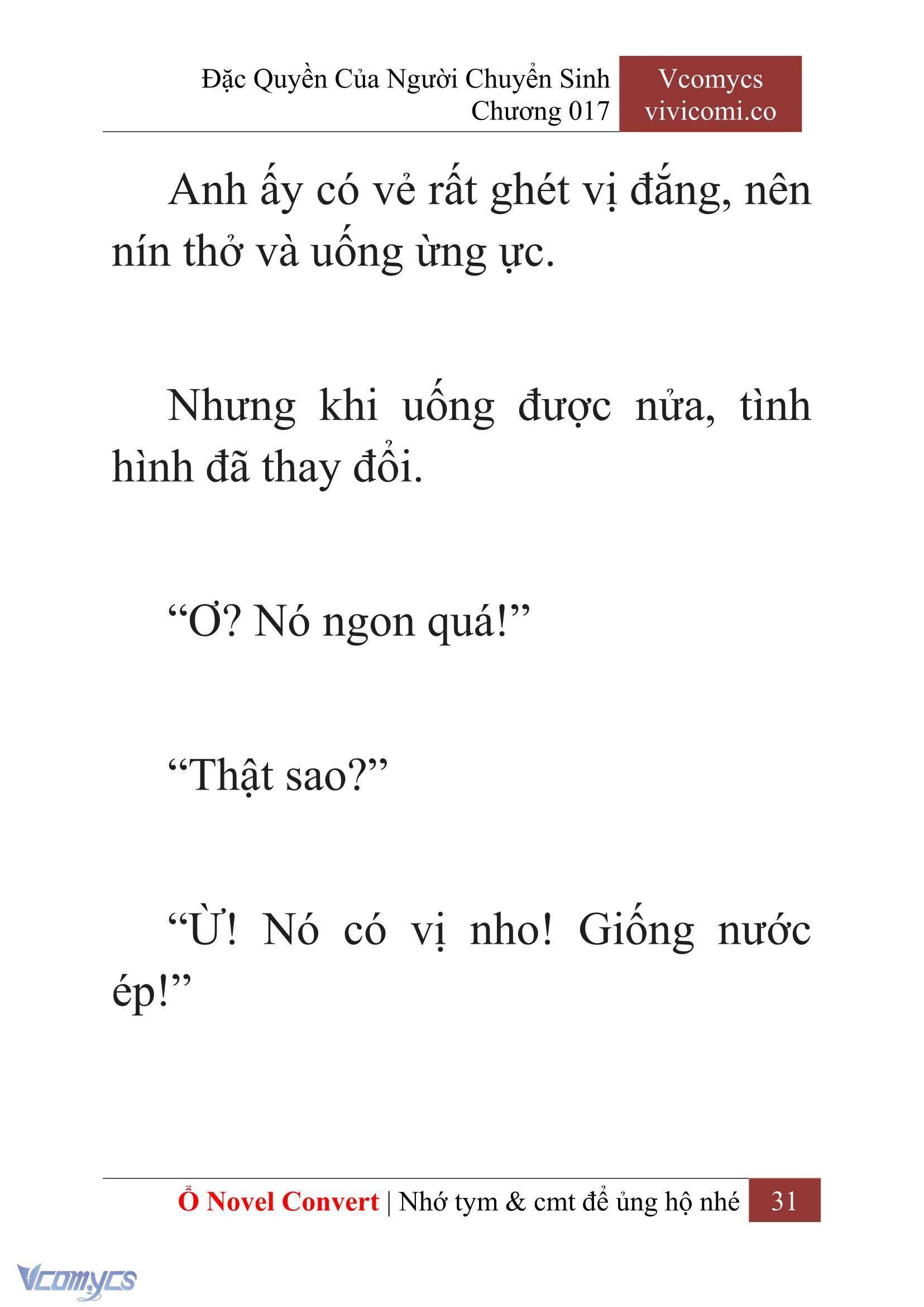 [Novel] Đặc Quyền Của Người Chuyển Sinh Chapter 17 - Trang 34