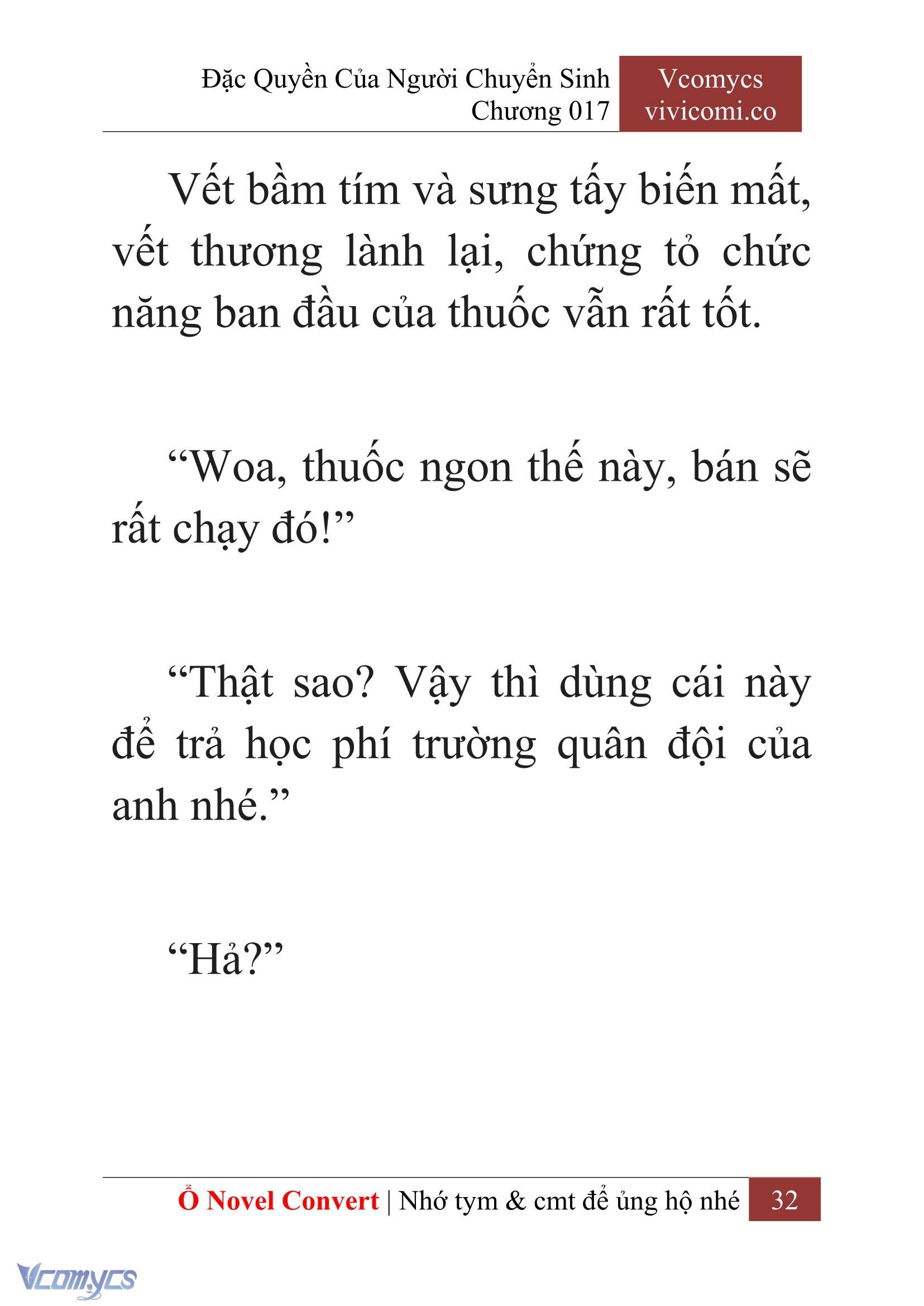 [Novel] Đặc Quyền Của Người Chuyển Sinh Chapter 17 - Trang 35