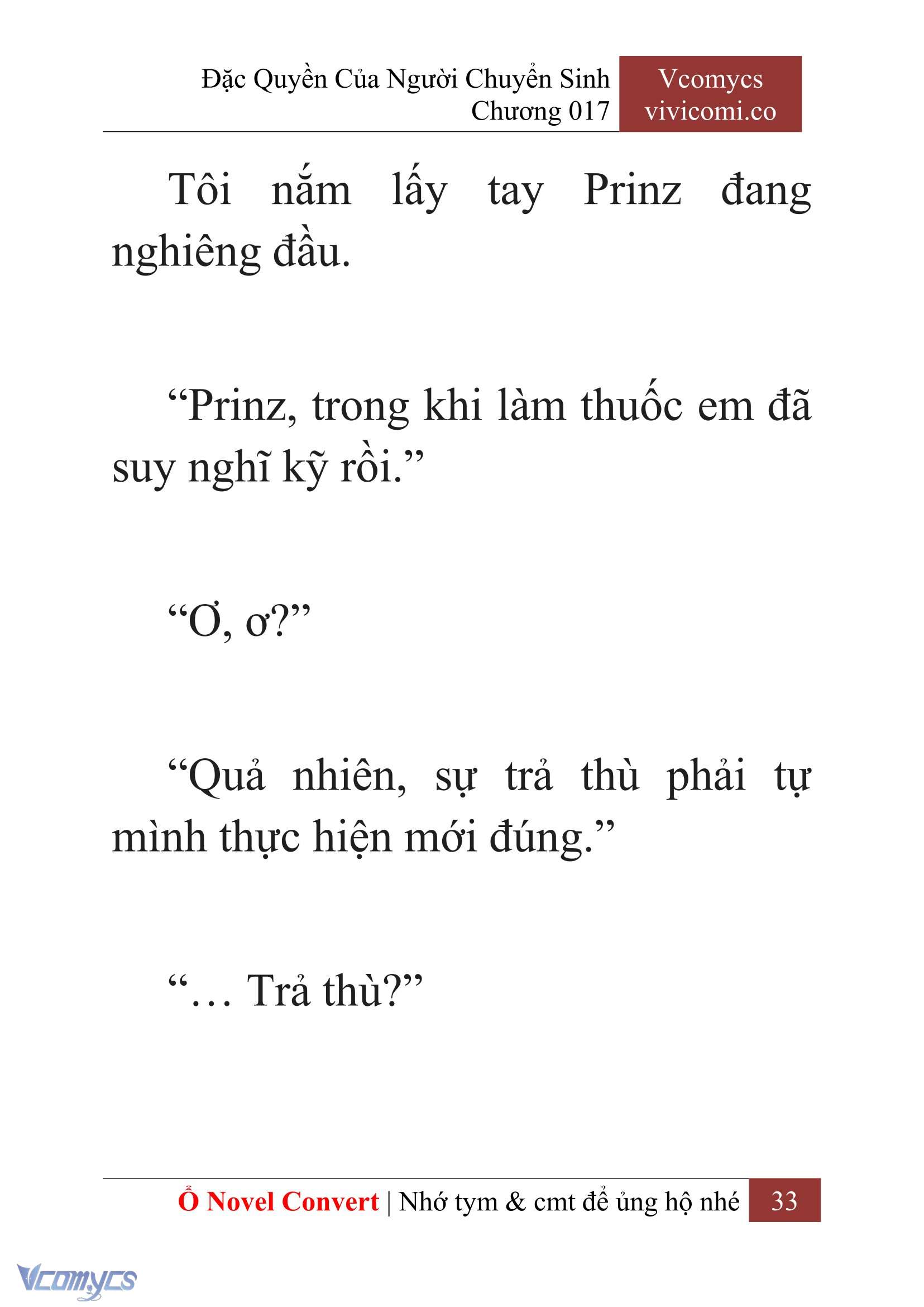 [Novel] Đặc Quyền Của Người Chuyển Sinh Chapter 17 - Trang 36