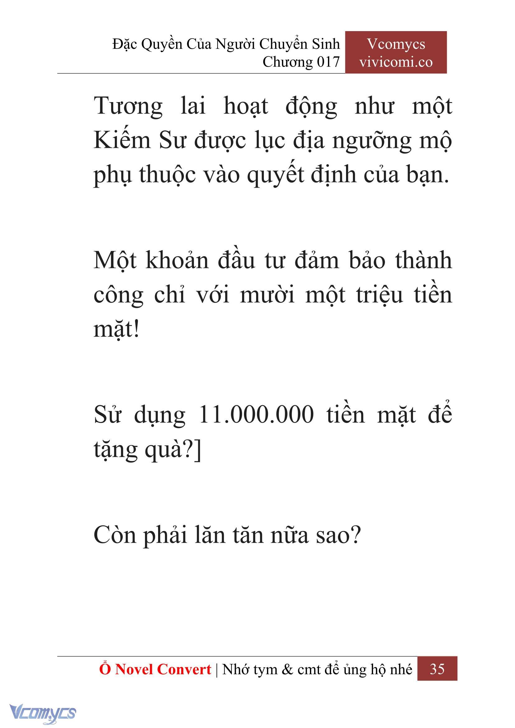 [Novel] Đặc Quyền Của Người Chuyển Sinh Chapter 17 - Trang 38