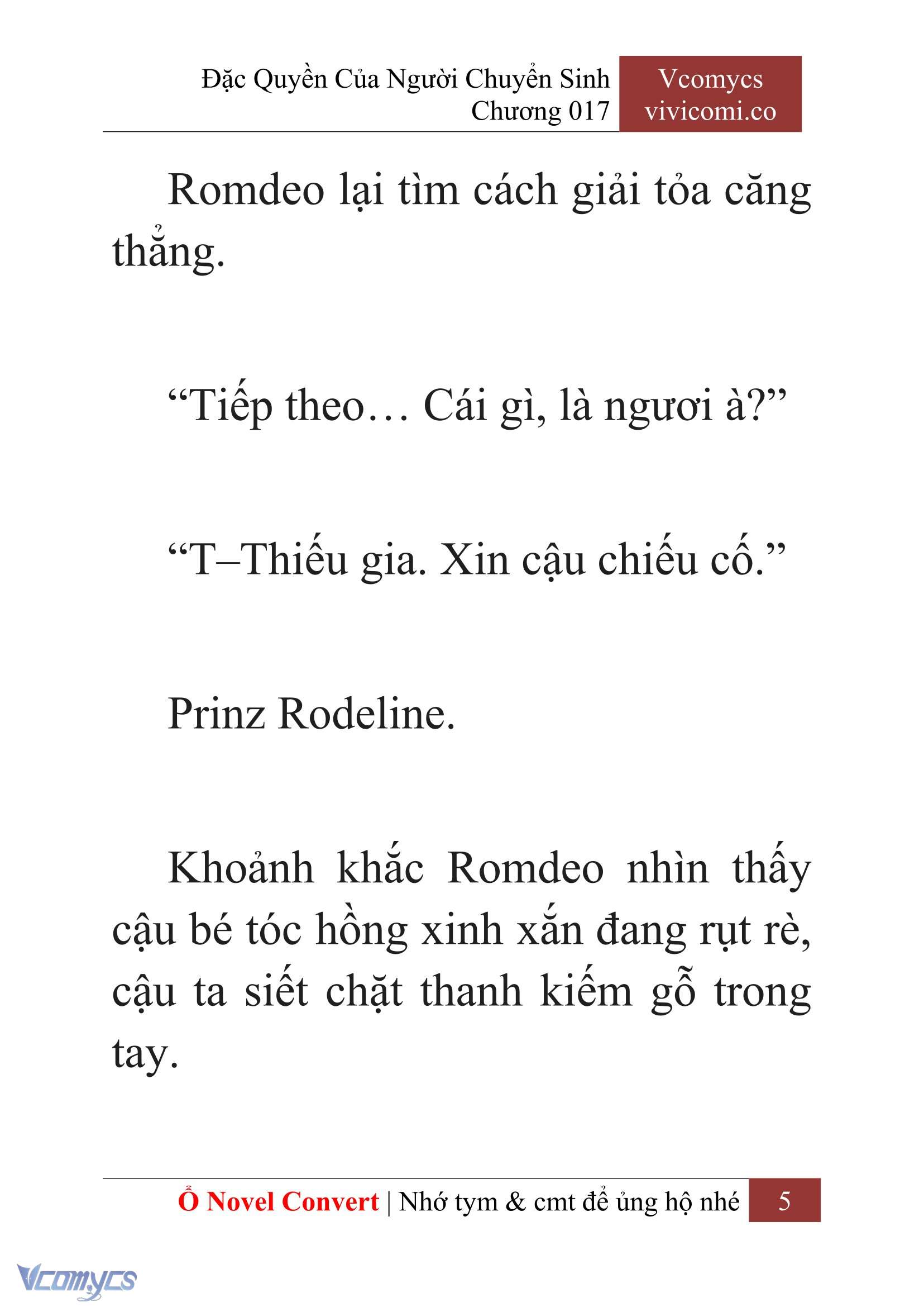 [Novel] Đặc Quyền Của Người Chuyển Sinh Chapter 17 - Trang 8