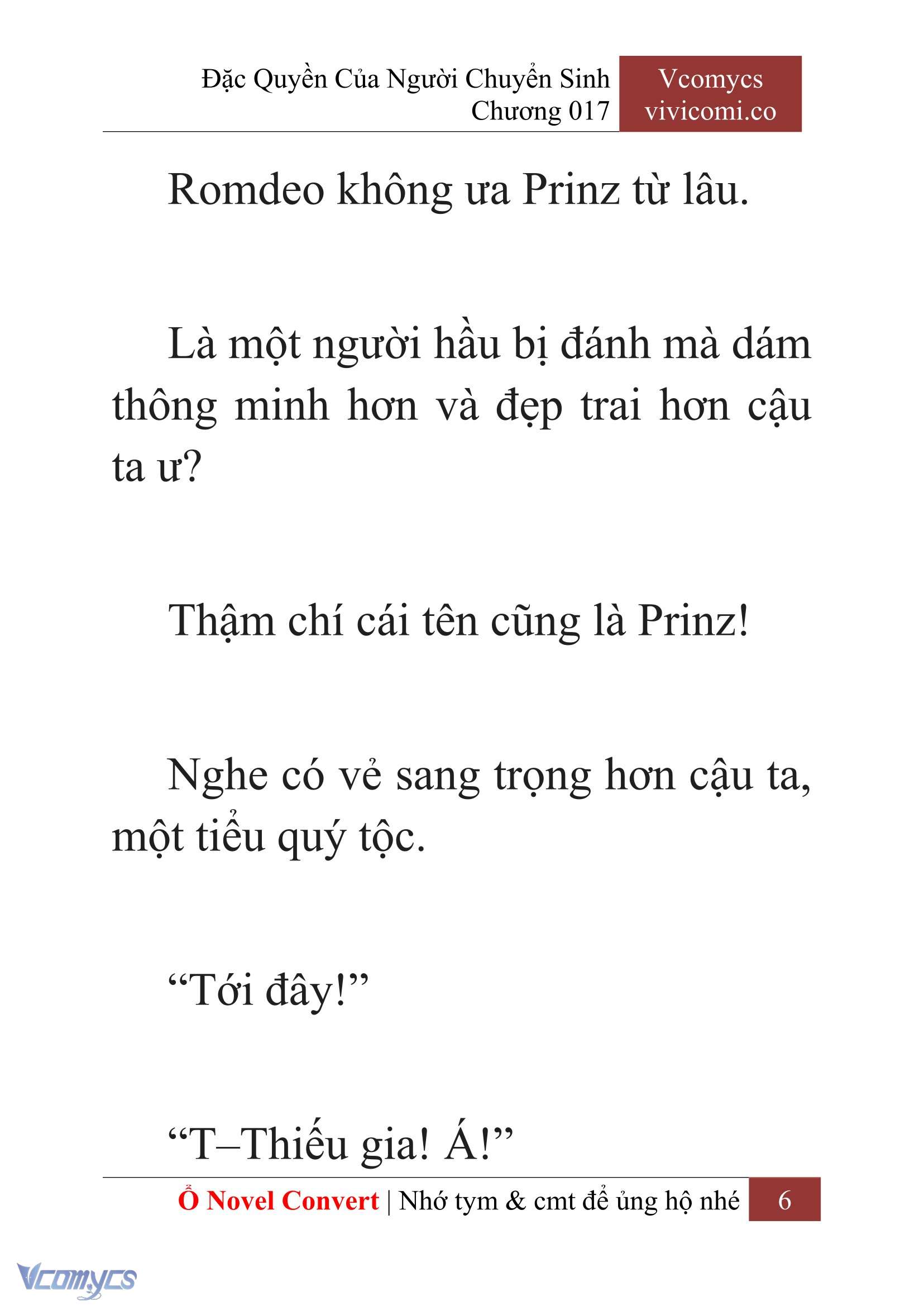 [Novel] Đặc Quyền Của Người Chuyển Sinh Chapter 17 - Trang 9