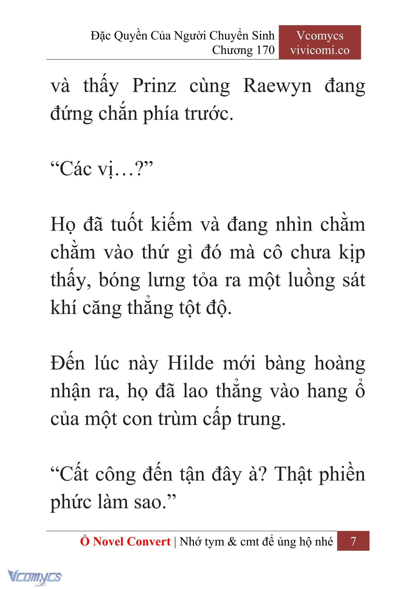 [Novel] Đặc Quyền Của Người Chuyển Sinh Chapter 170 - Trang 11