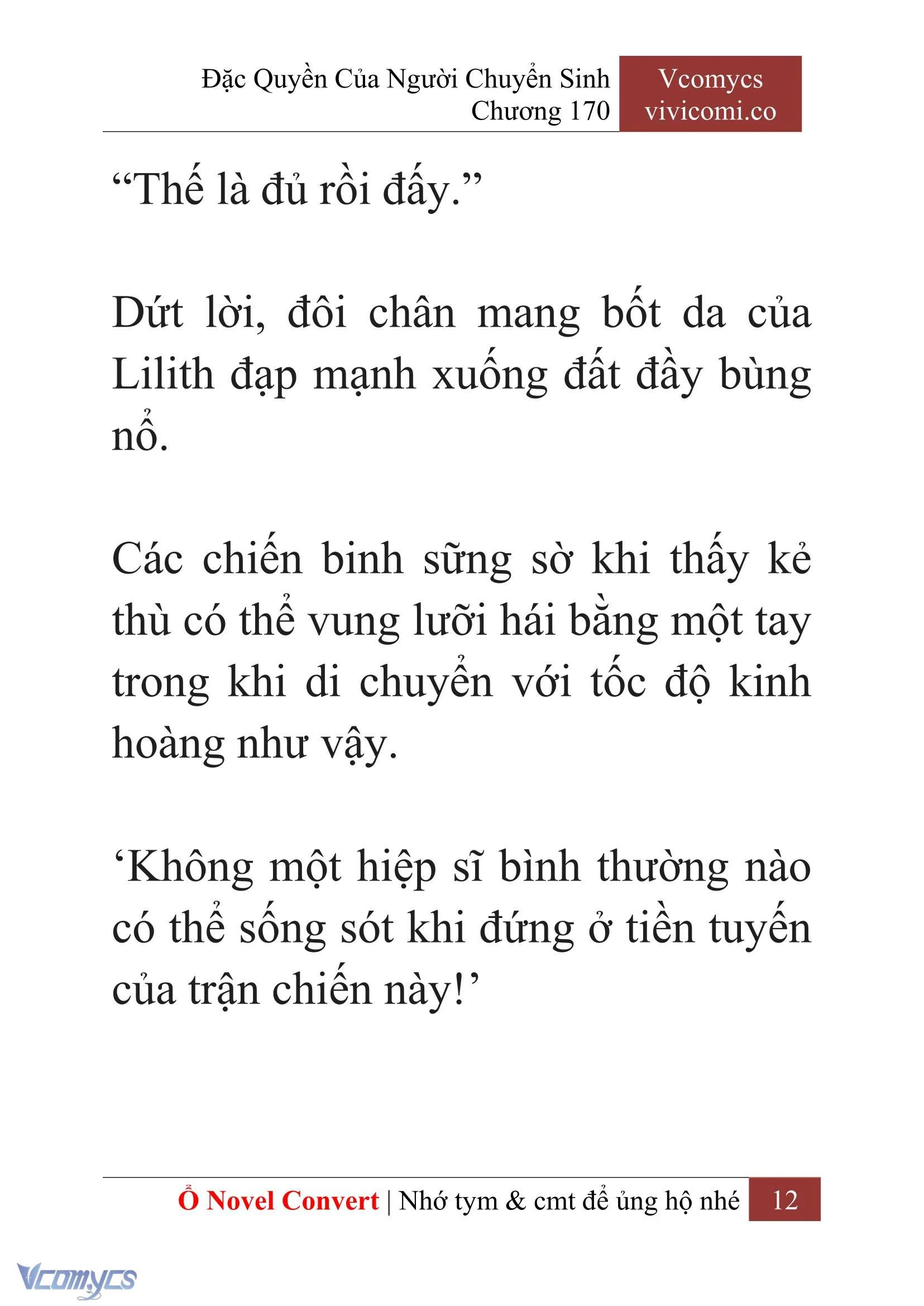 [Novel] Đặc Quyền Của Người Chuyển Sinh Chapter 170 - Trang 16