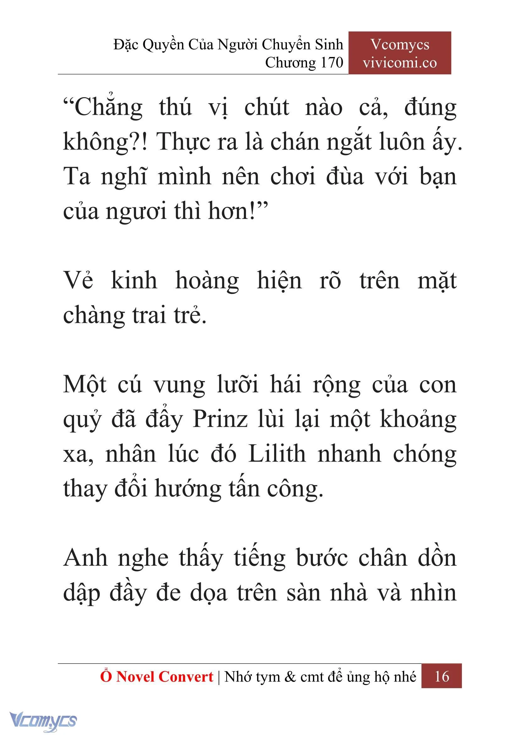 [Novel] Đặc Quyền Của Người Chuyển Sinh Chapter 170 - Trang 20