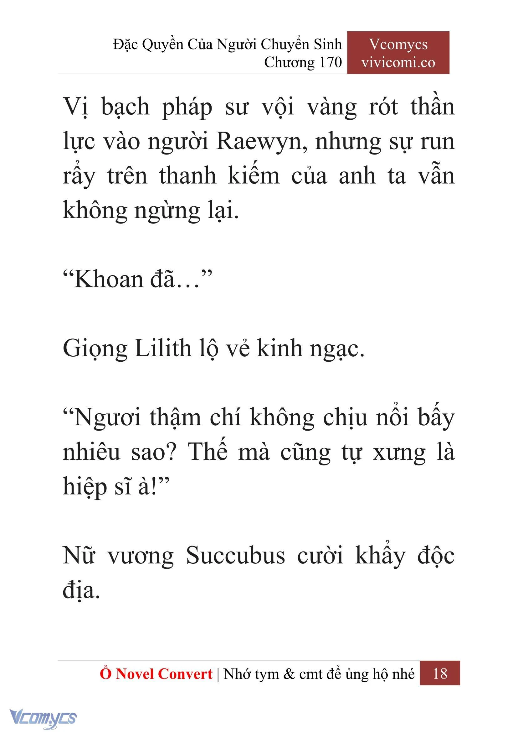 [Novel] Đặc Quyền Của Người Chuyển Sinh Chapter 170 - Trang 22