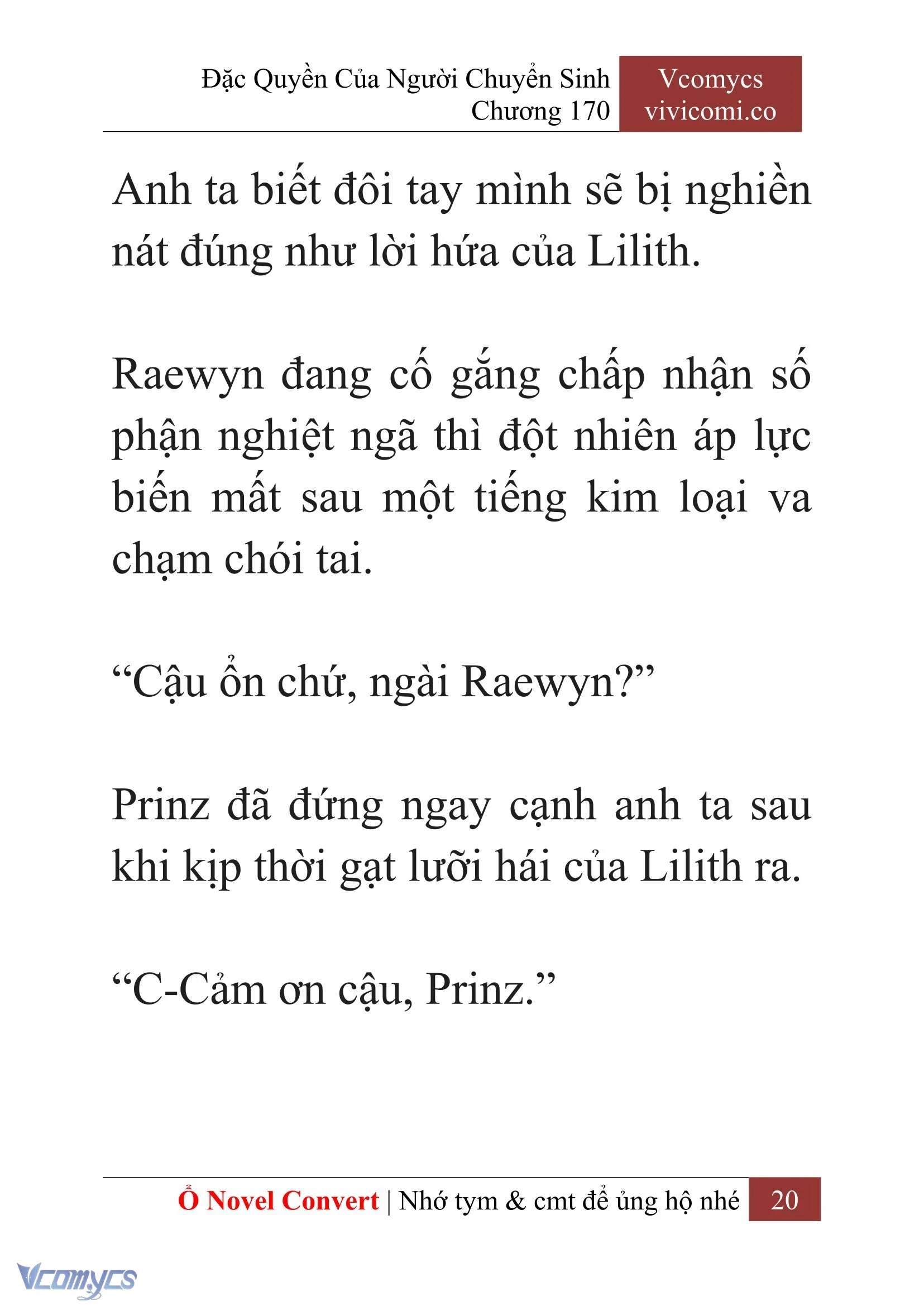 [Novel] Đặc Quyền Của Người Chuyển Sinh Chapter 170 - Trang 24