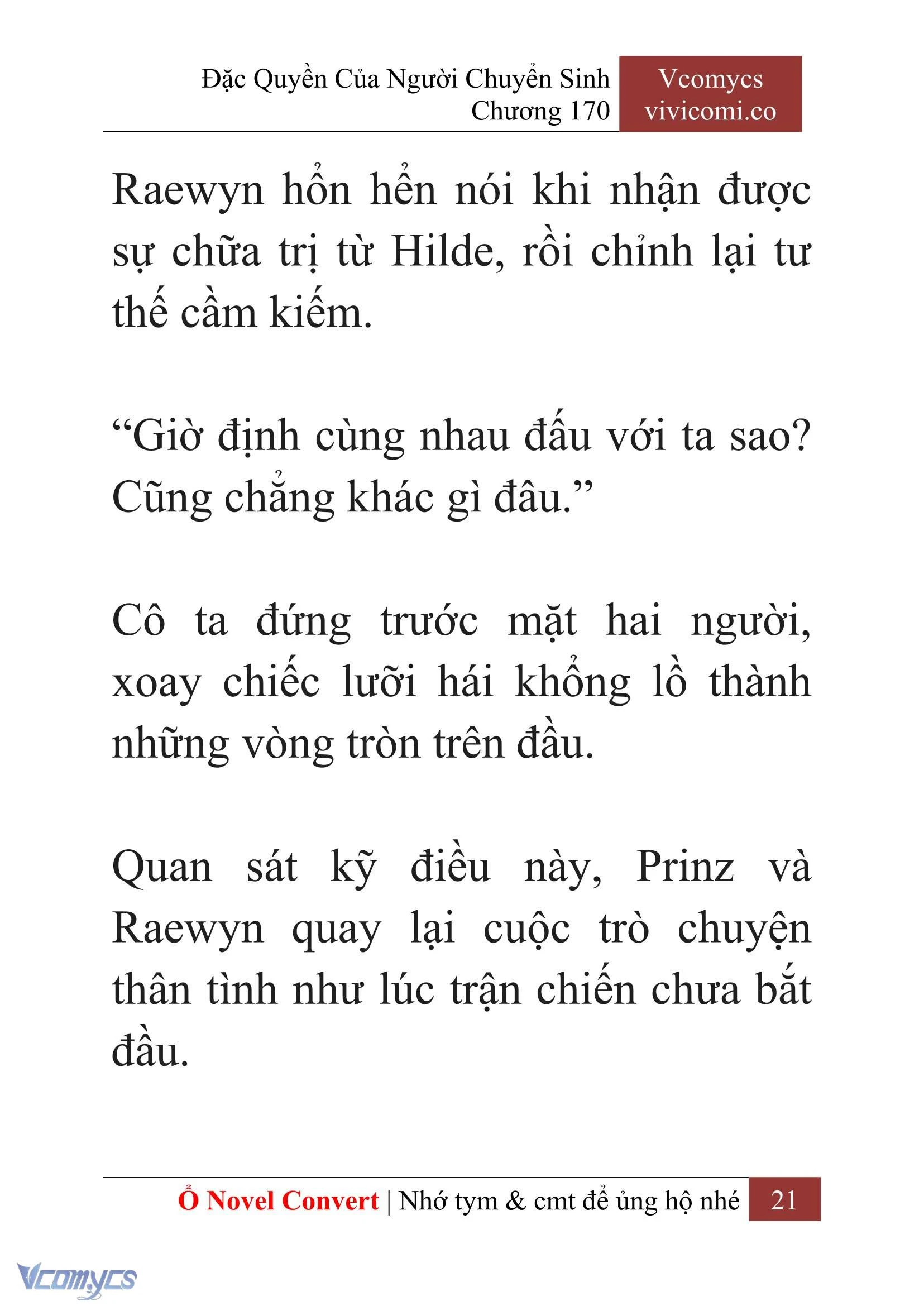 [Novel] Đặc Quyền Của Người Chuyển Sinh Chapter 170 - Trang 25