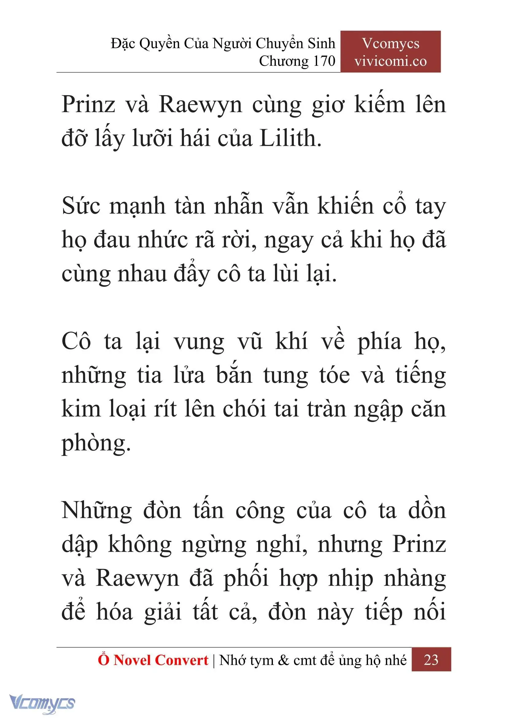 [Novel] Đặc Quyền Của Người Chuyển Sinh Chapter 170 - Trang 27