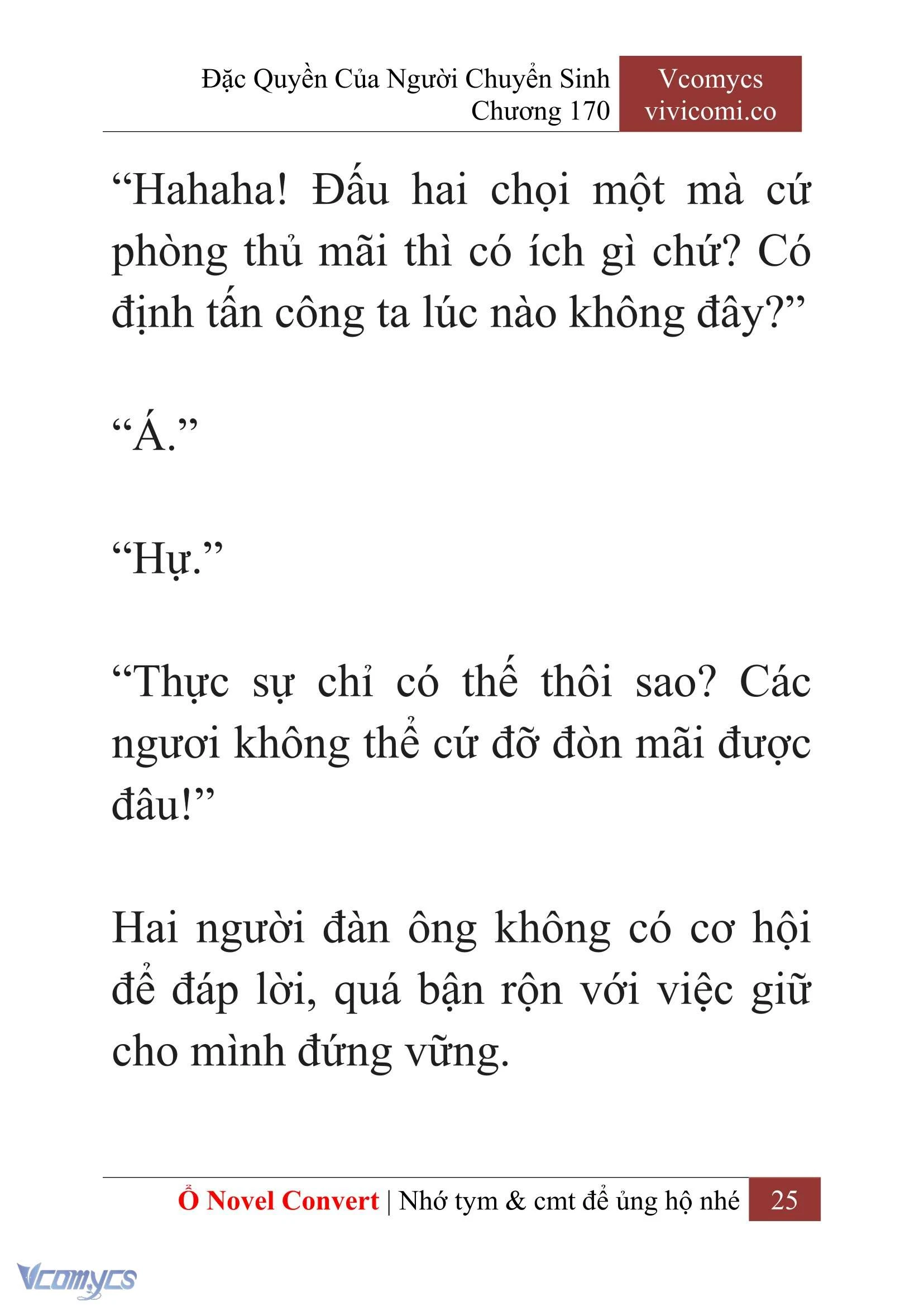 [Novel] Đặc Quyền Của Người Chuyển Sinh Chapter 170 - Trang 29
