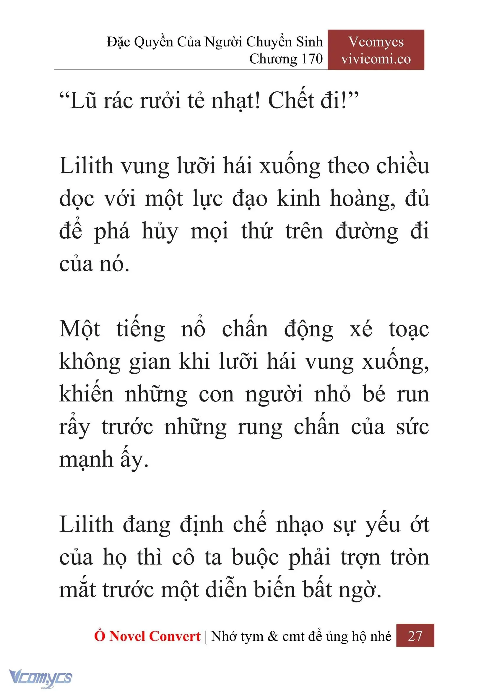 [Novel] Đặc Quyền Của Người Chuyển Sinh Chapter 170 - Trang 31