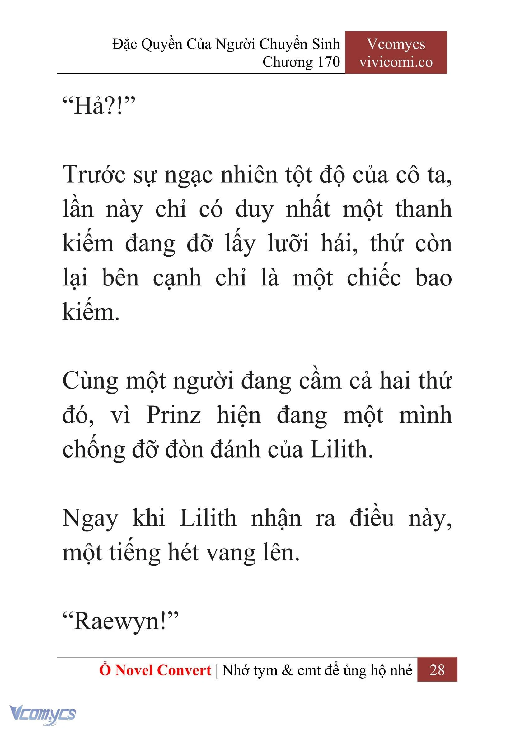 [Novel] Đặc Quyền Của Người Chuyển Sinh Chapter 170 - Trang 32