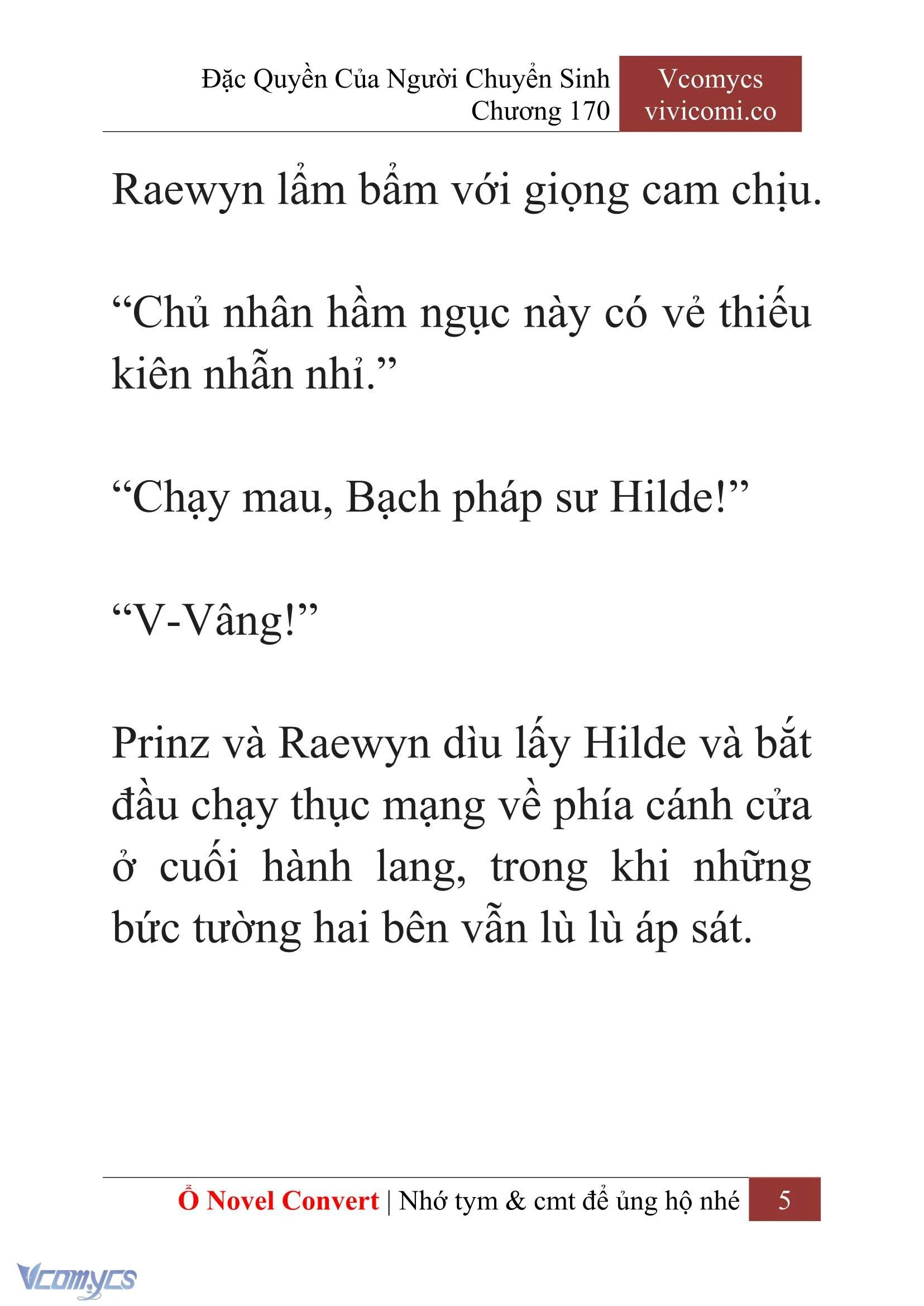 [Novel] Đặc Quyền Của Người Chuyển Sinh Chapter 170 - Trang 9