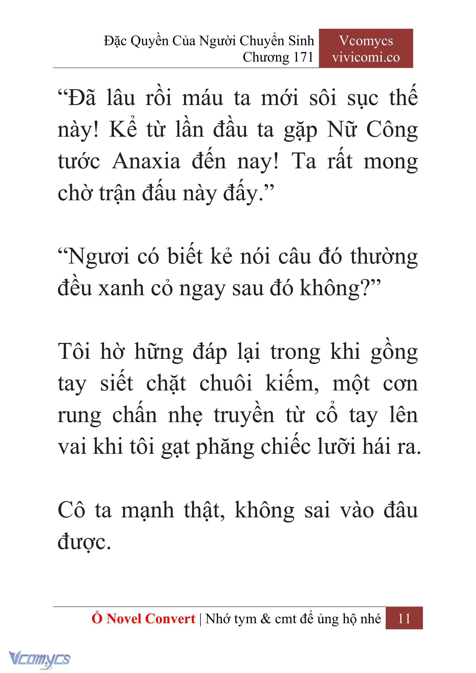 [Novel] Đặc Quyền Của Người Chuyển Sinh Chapter 171 - Trang 15