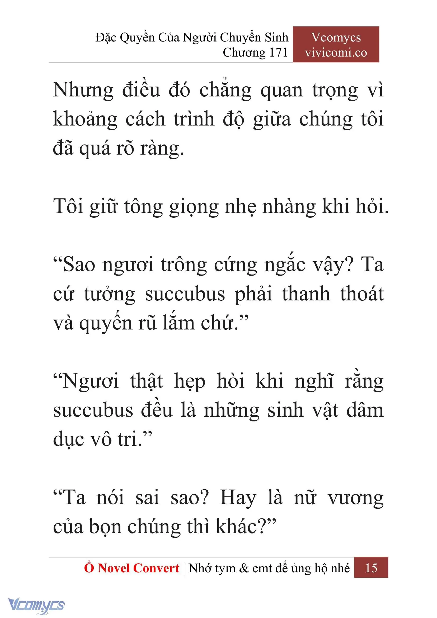 [Novel] Đặc Quyền Của Người Chuyển Sinh Chapter 171 - Trang 19