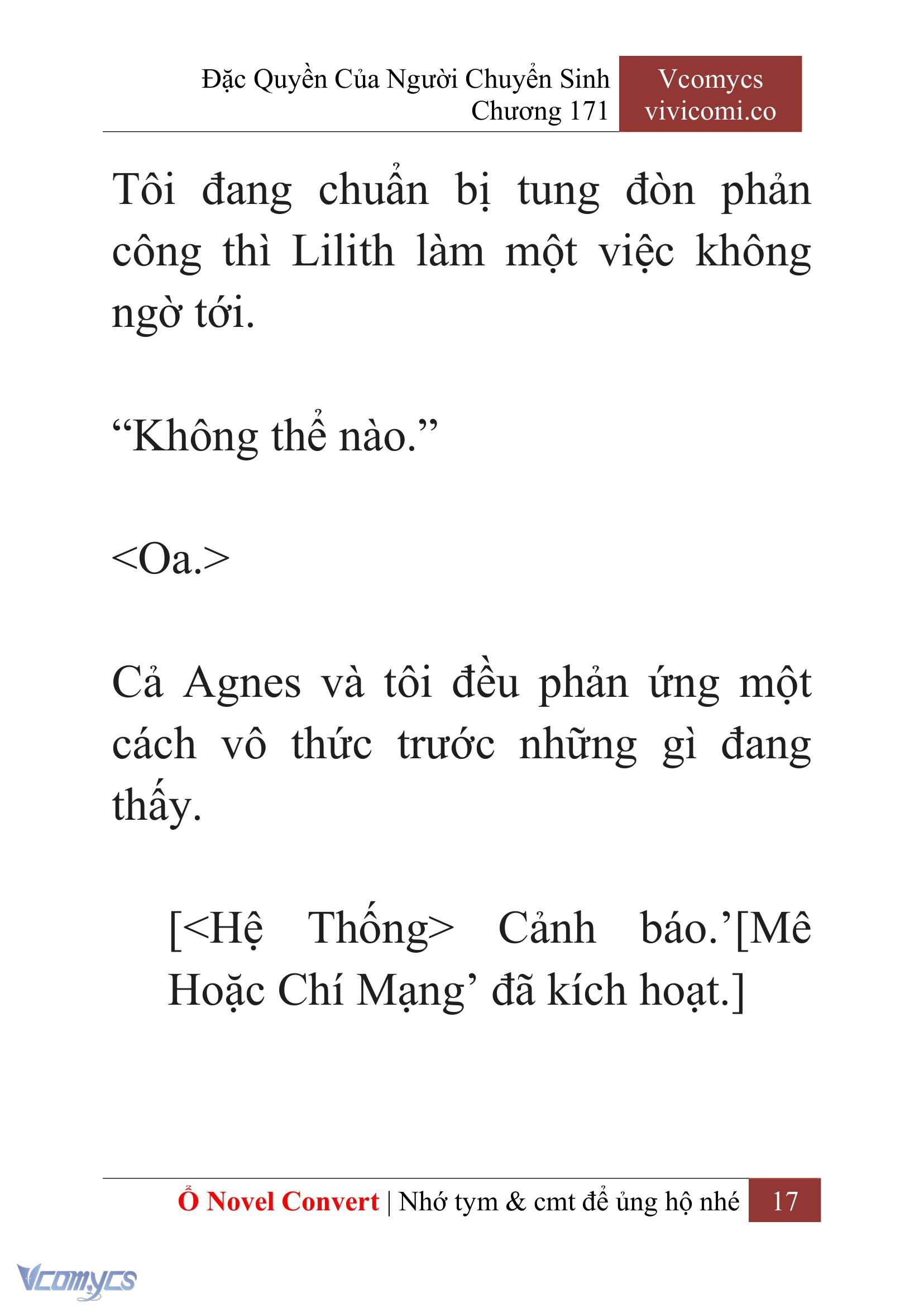 [Novel] Đặc Quyền Của Người Chuyển Sinh Chapter 171 - Trang 21