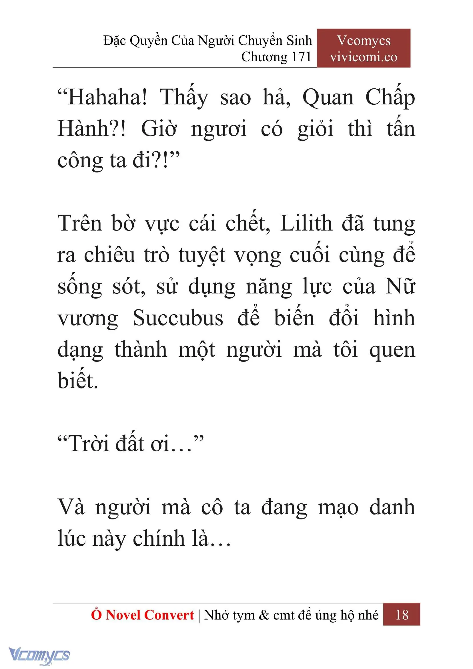 [Novel] Đặc Quyền Của Người Chuyển Sinh Chapter 171 - Trang 22