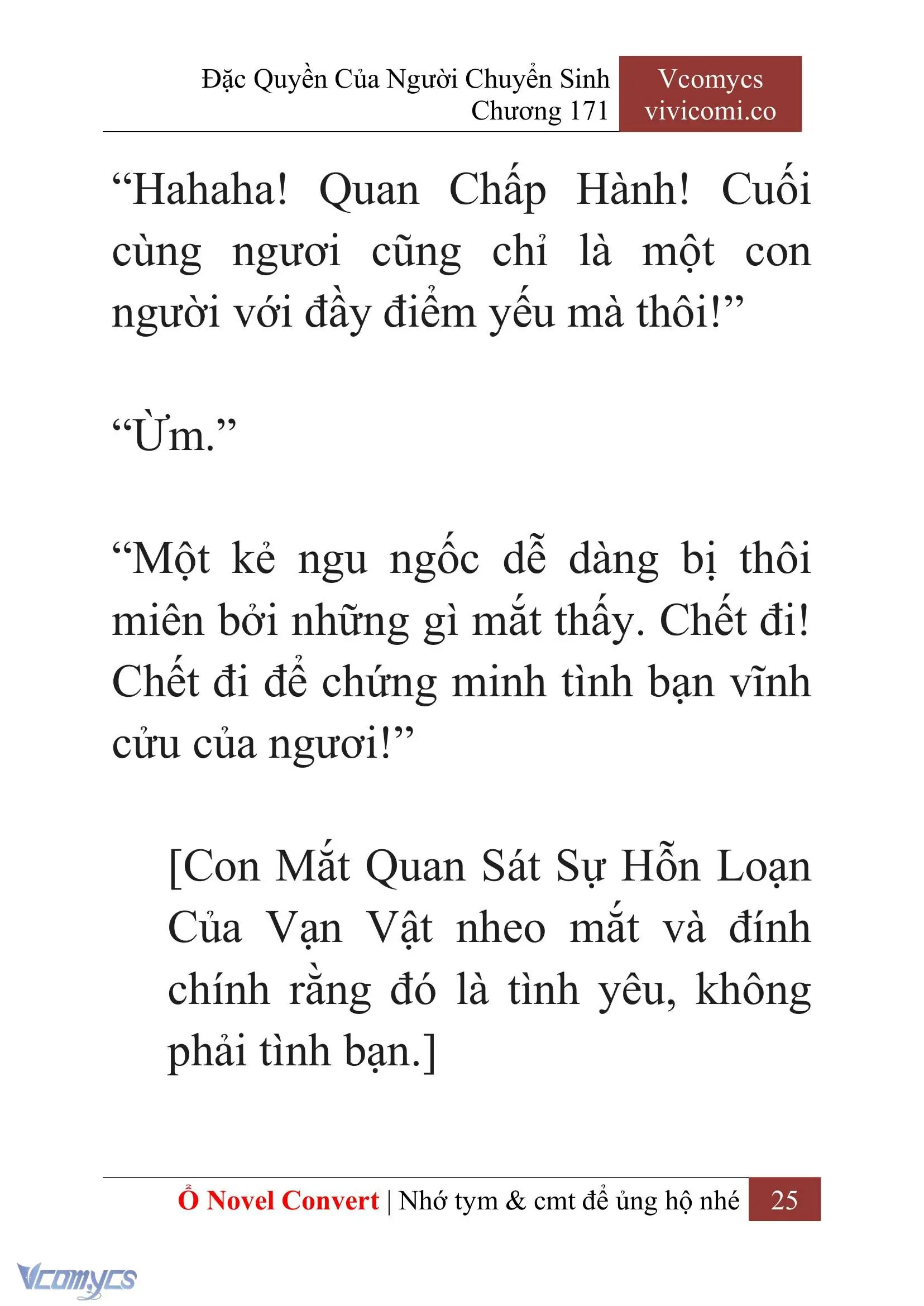 [Novel] Đặc Quyền Của Người Chuyển Sinh Chapter 171 - Trang 29
