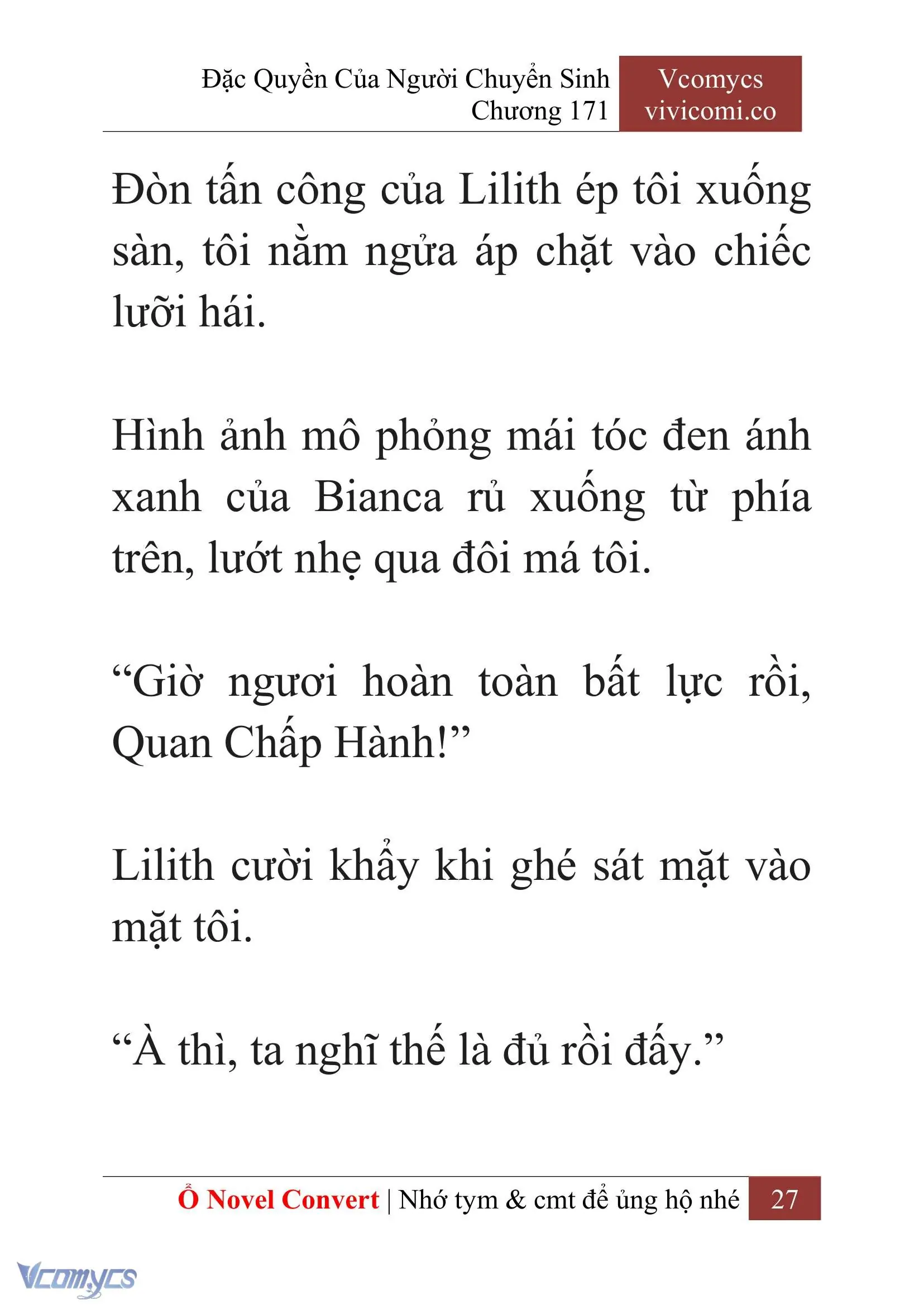 [Novel] Đặc Quyền Của Người Chuyển Sinh Chapter 171 - Trang 31