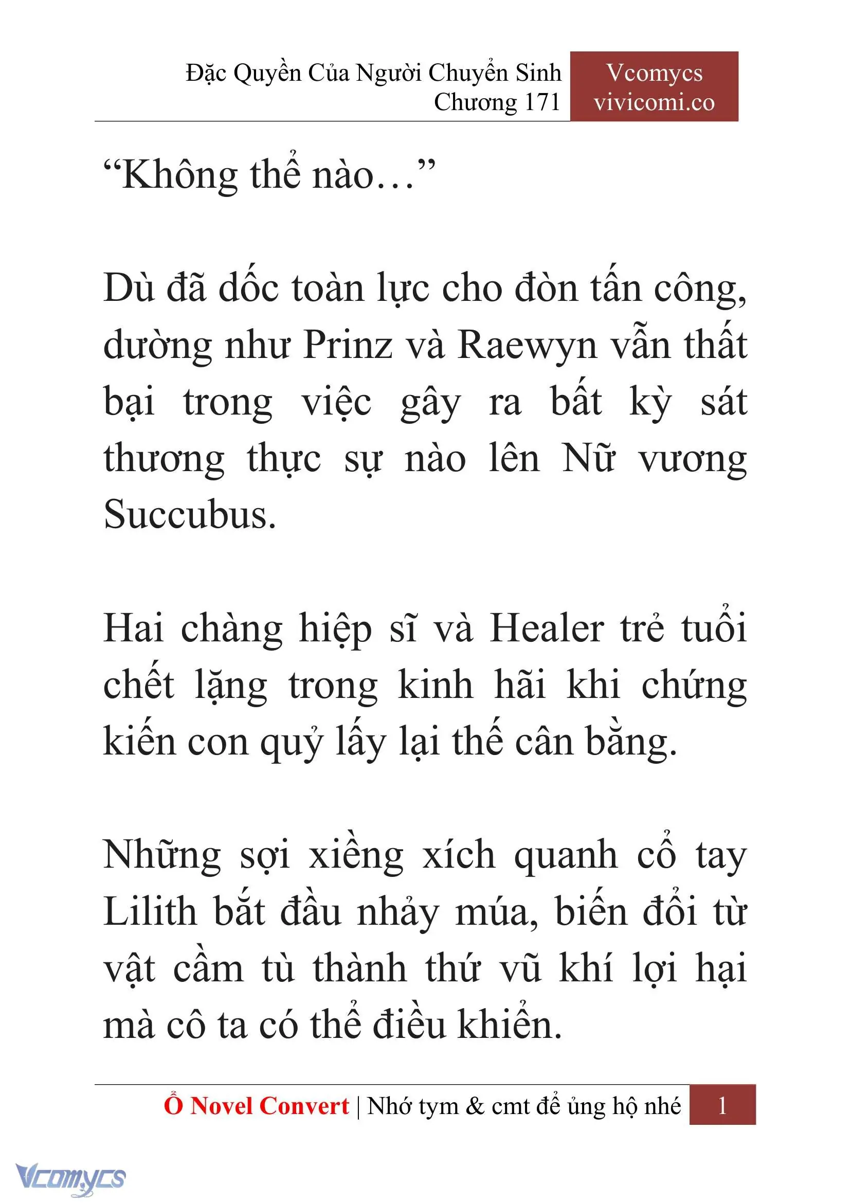 [Novel] Đặc Quyền Của Người Chuyển Sinh Chapter 171 - Trang 5