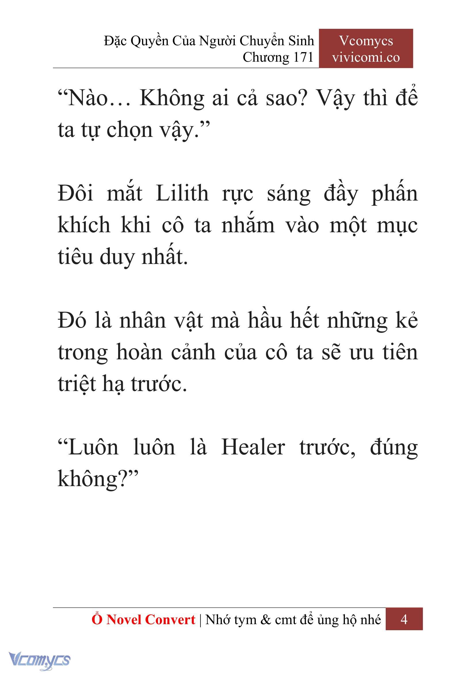 [Novel] Đặc Quyền Của Người Chuyển Sinh Chapter 171 - Trang 8
