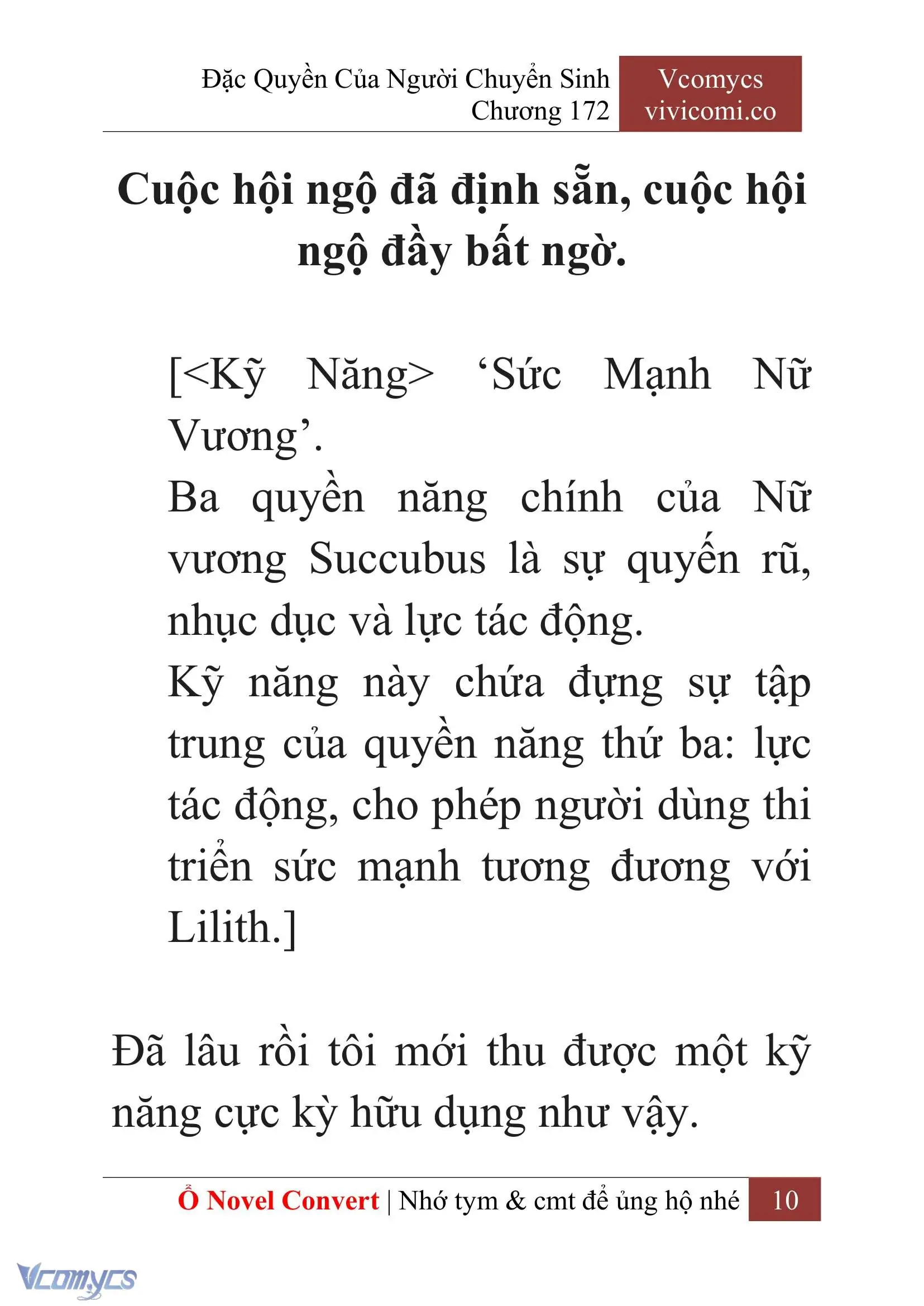 [Novel] Đặc Quyền Của Người Chuyển Sinh Chapter 172 - Trang 14