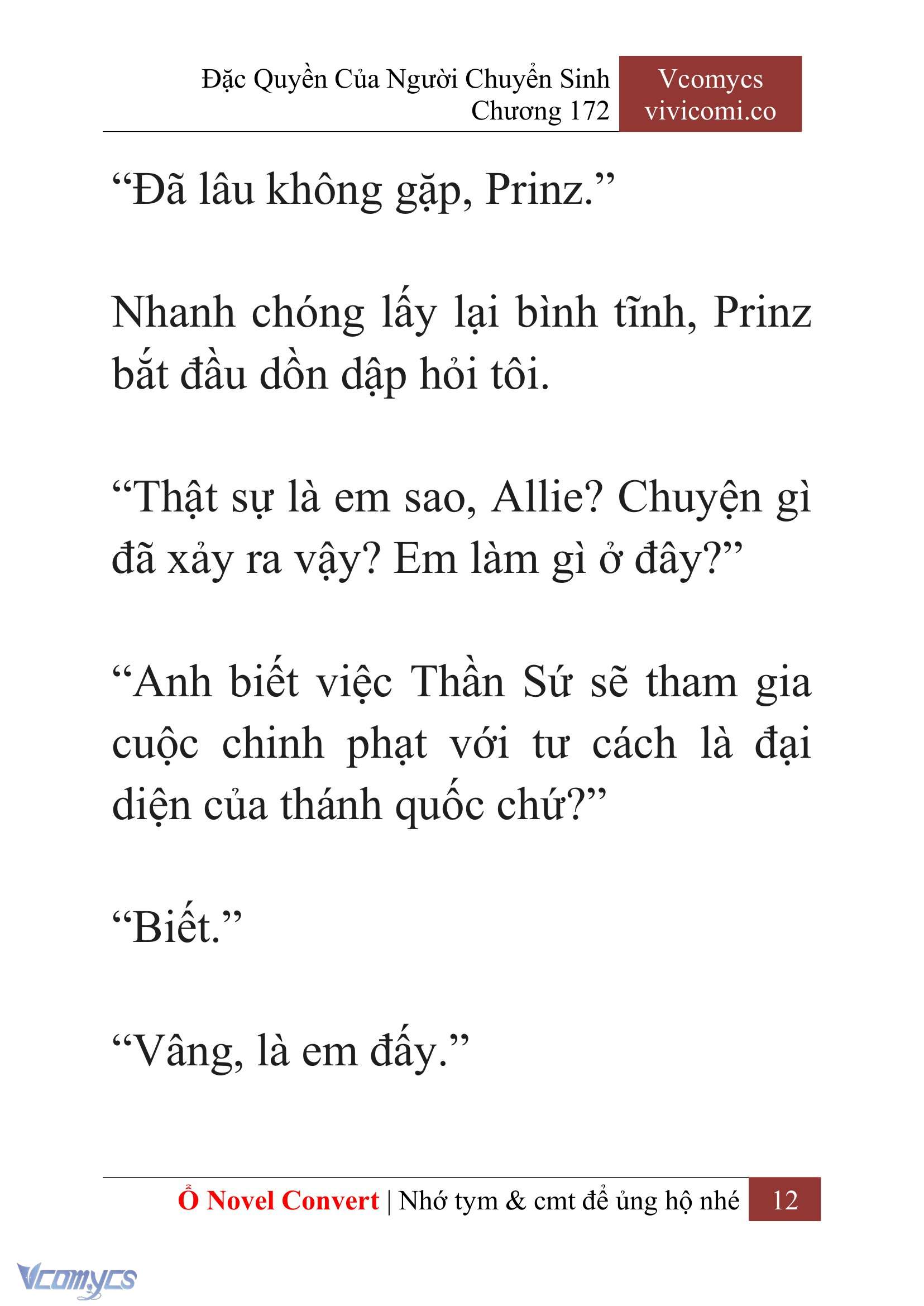 [Novel] Đặc Quyền Của Người Chuyển Sinh Chapter 172 - Trang 16