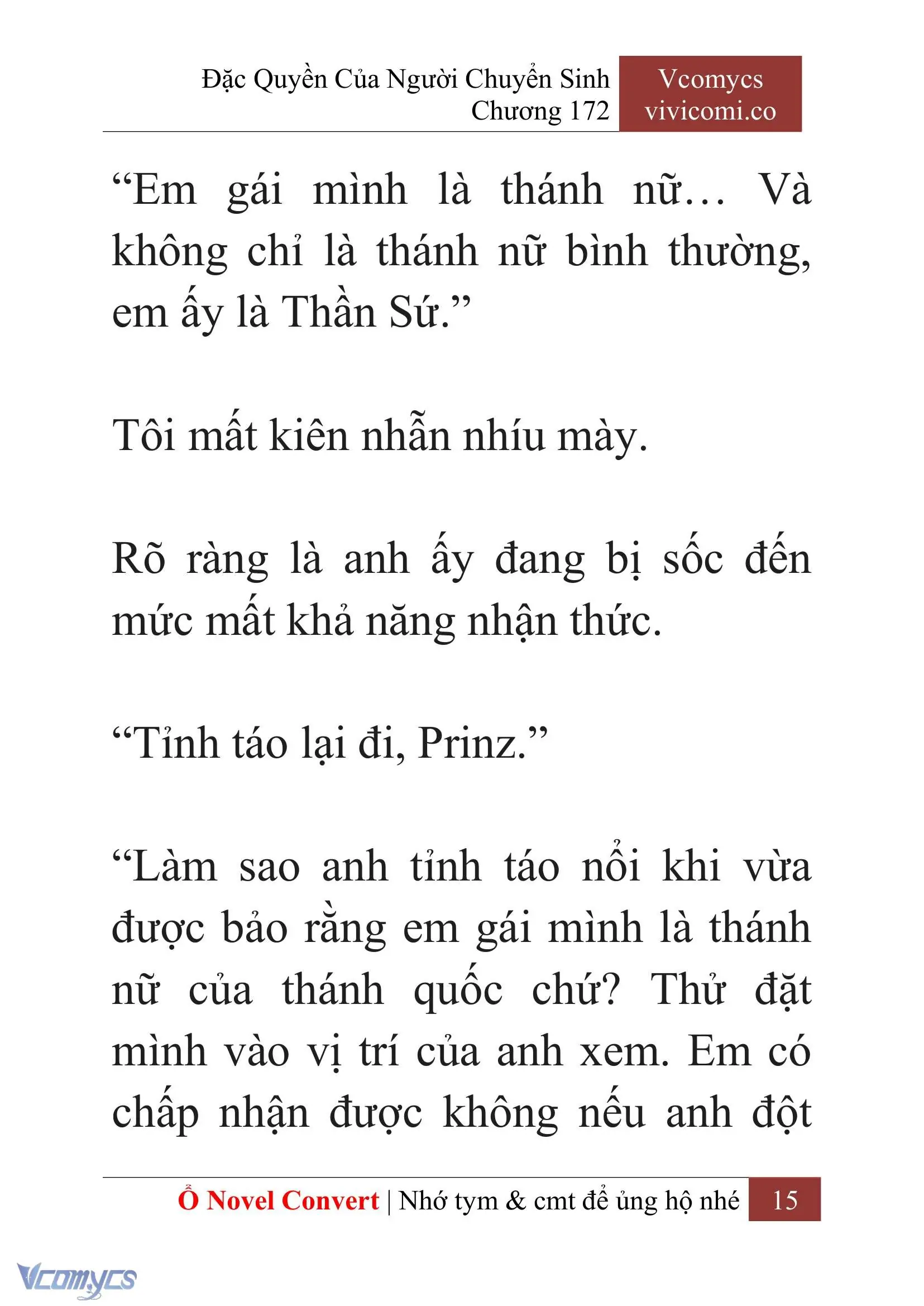 [Novel] Đặc Quyền Của Người Chuyển Sinh Chapter 172 - Trang 19