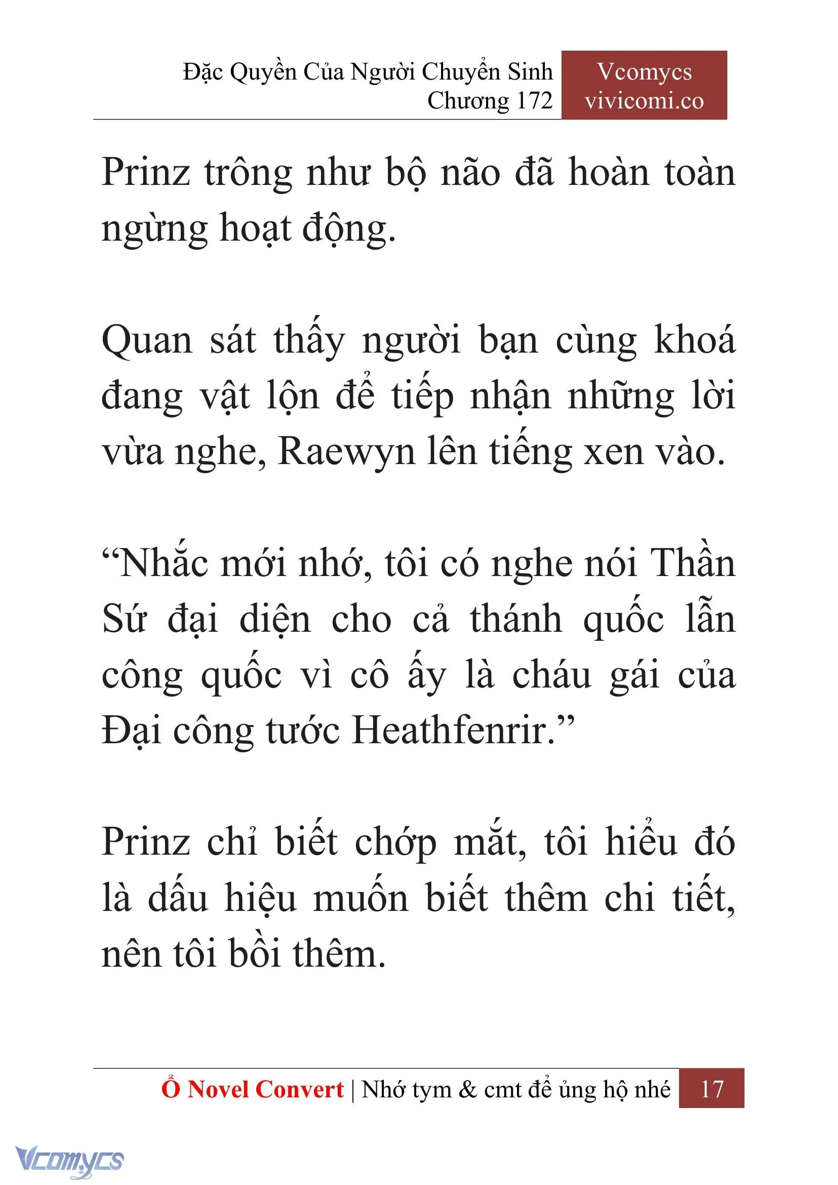 [Novel] Đặc Quyền Của Người Chuyển Sinh Chapter 172 - Trang 21