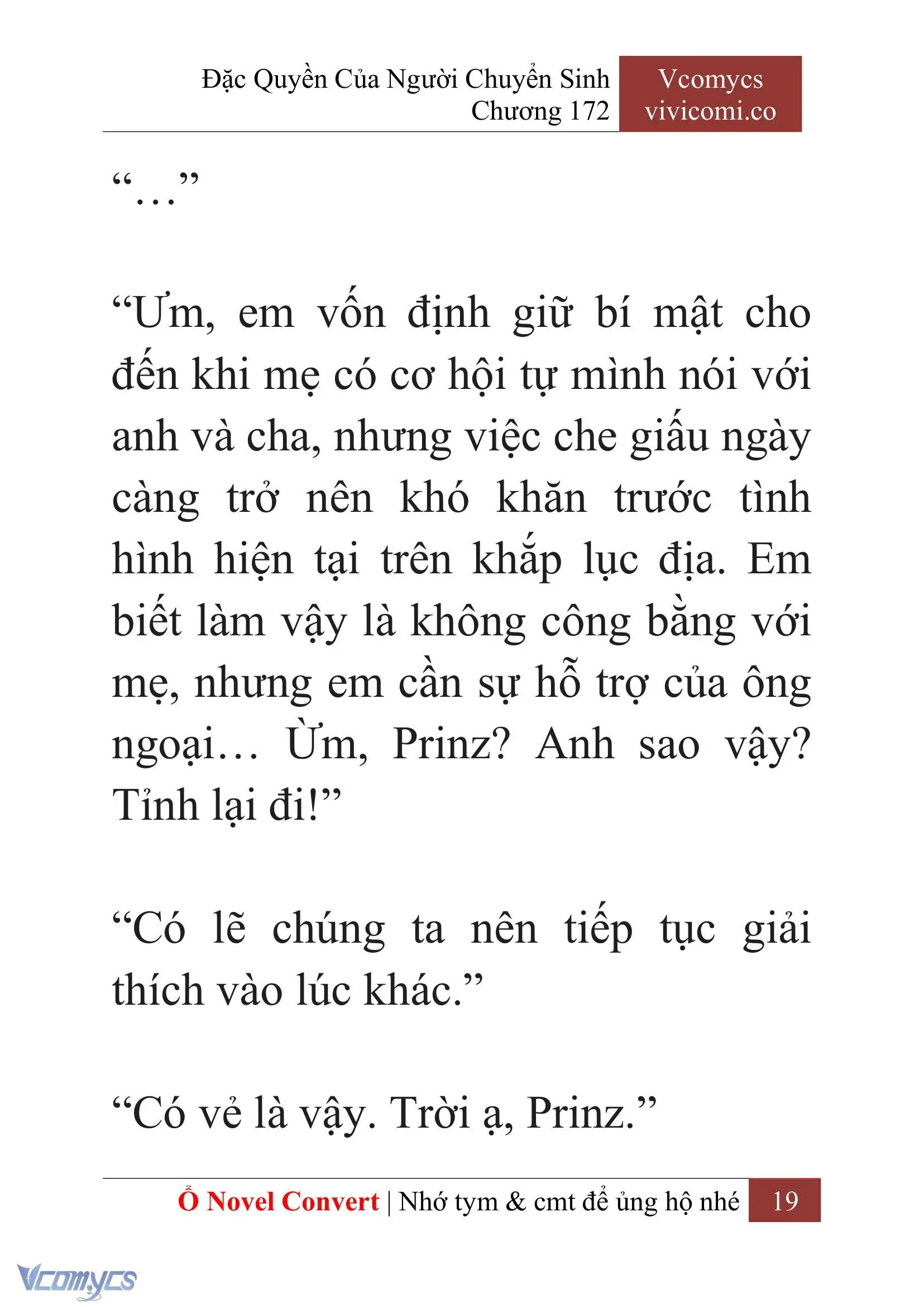 [Novel] Đặc Quyền Của Người Chuyển Sinh Chapter 172 - Trang 23