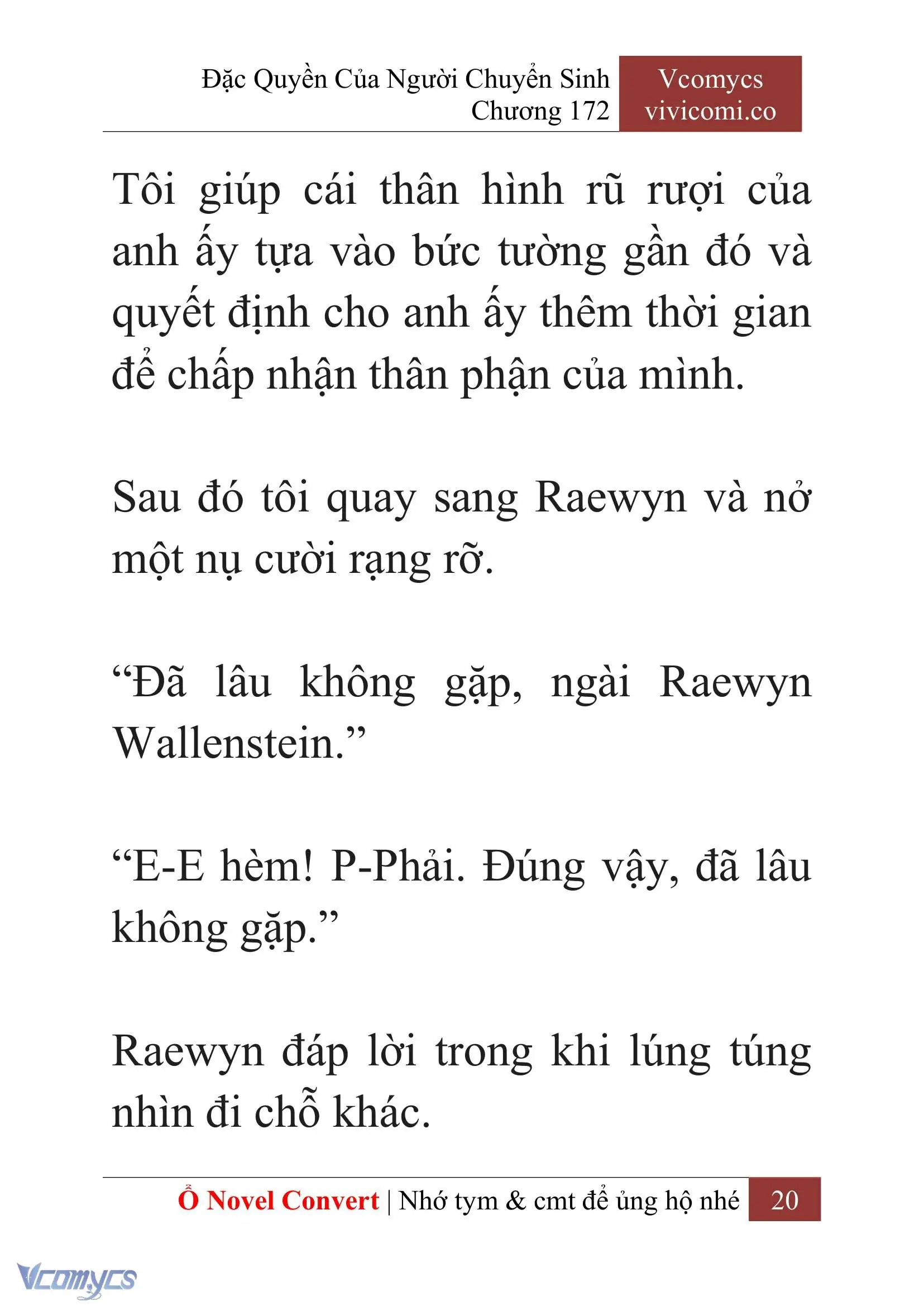 [Novel] Đặc Quyền Của Người Chuyển Sinh Chapter 172 - Trang 24