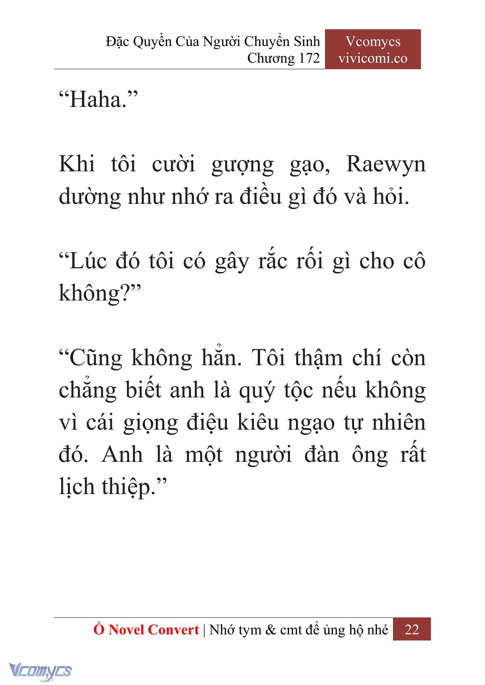 [Novel] Đặc Quyền Của Người Chuyển Sinh Chapter 172 - Trang 26