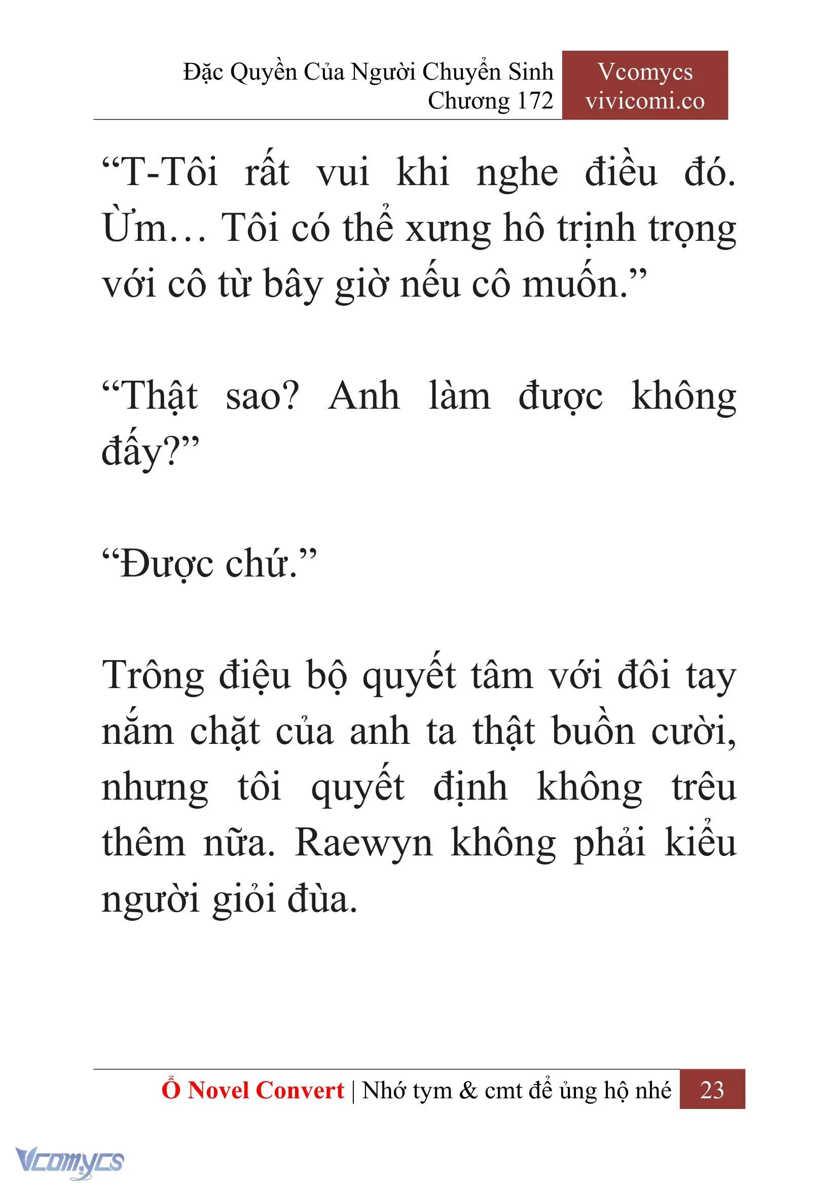 [Novel] Đặc Quyền Của Người Chuyển Sinh Chapter 172 - Trang 27