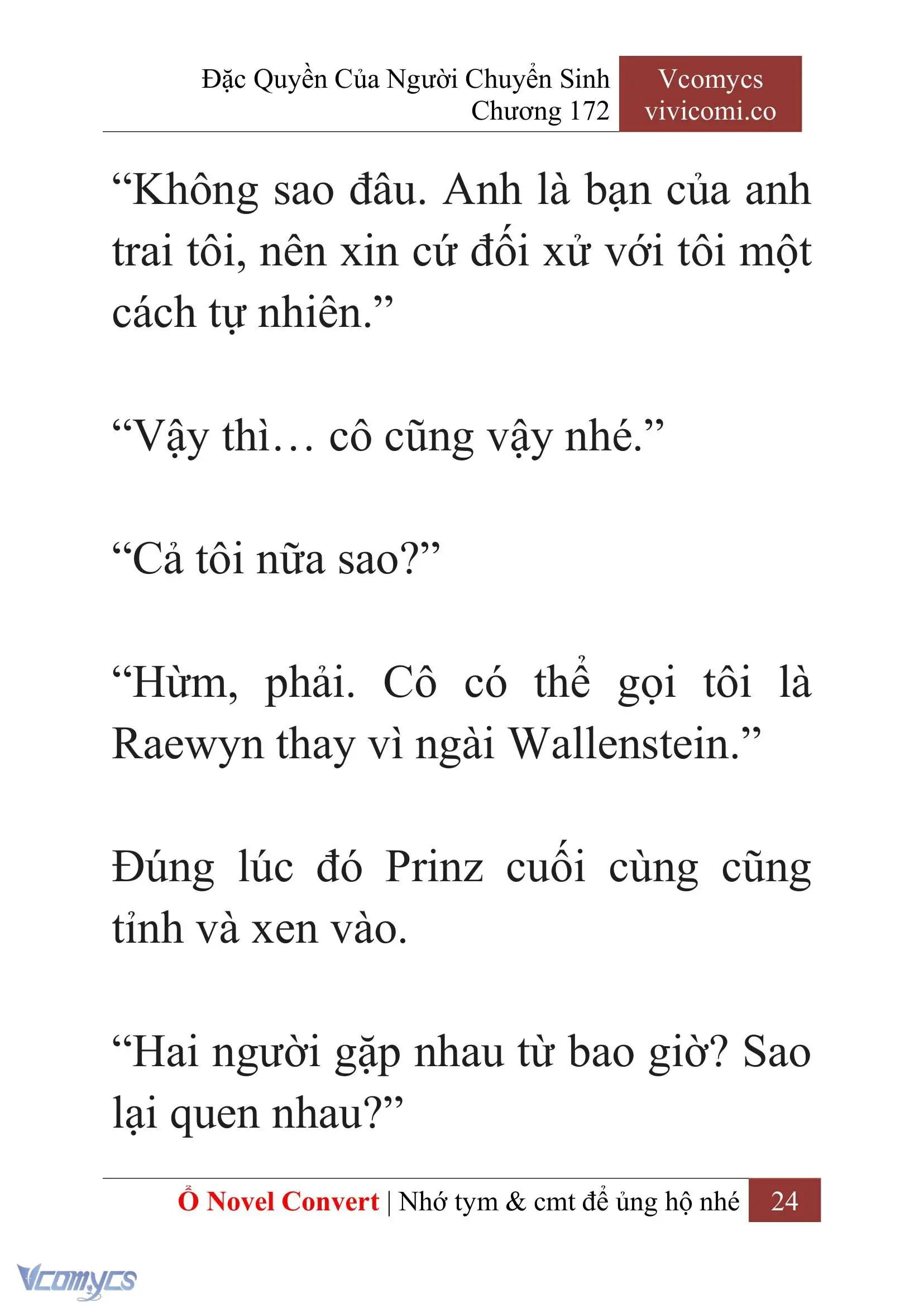 [Novel] Đặc Quyền Của Người Chuyển Sinh Chapter 172 - Trang 28