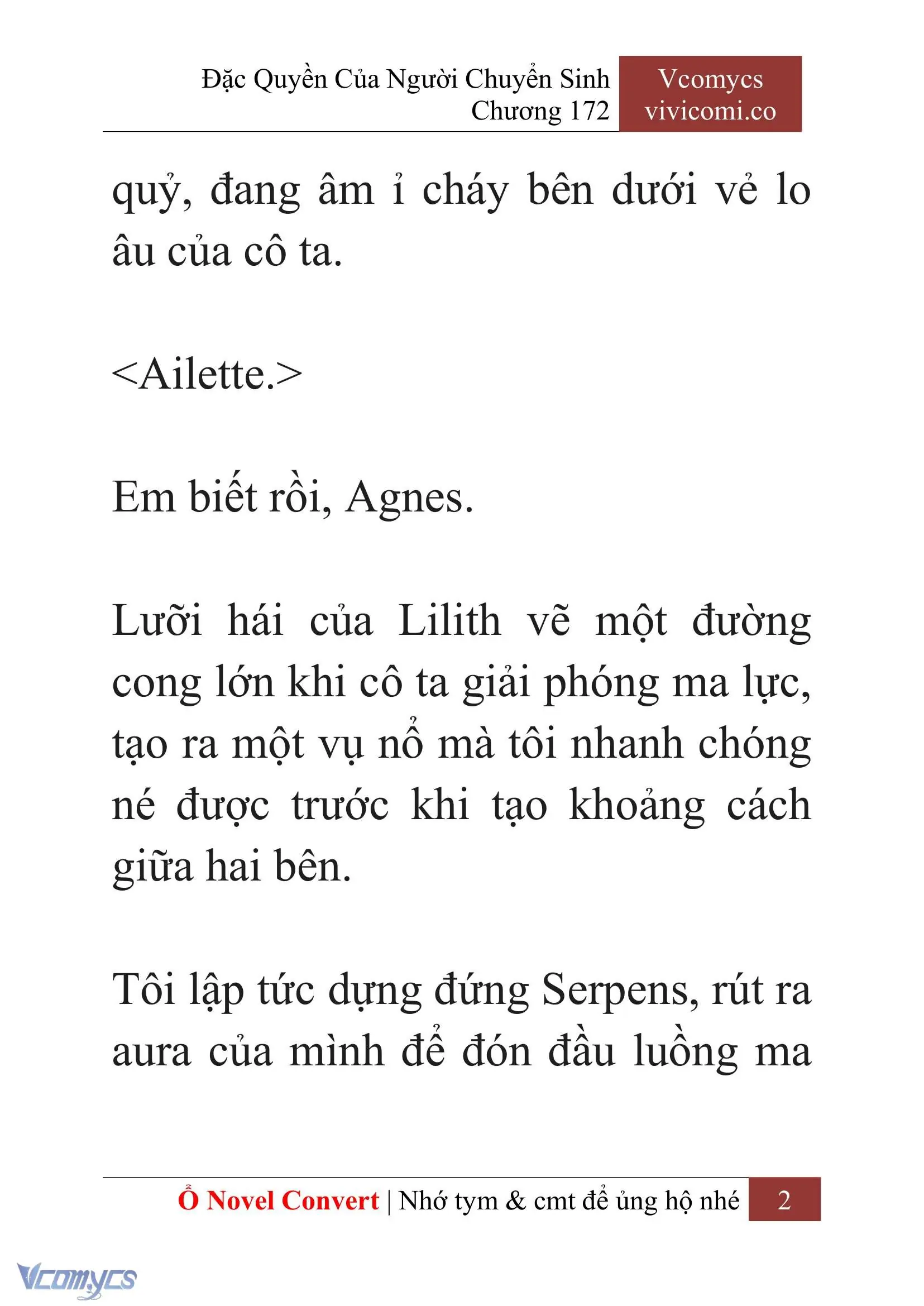[Novel] Đặc Quyền Của Người Chuyển Sinh Chapter 172 - Trang 6