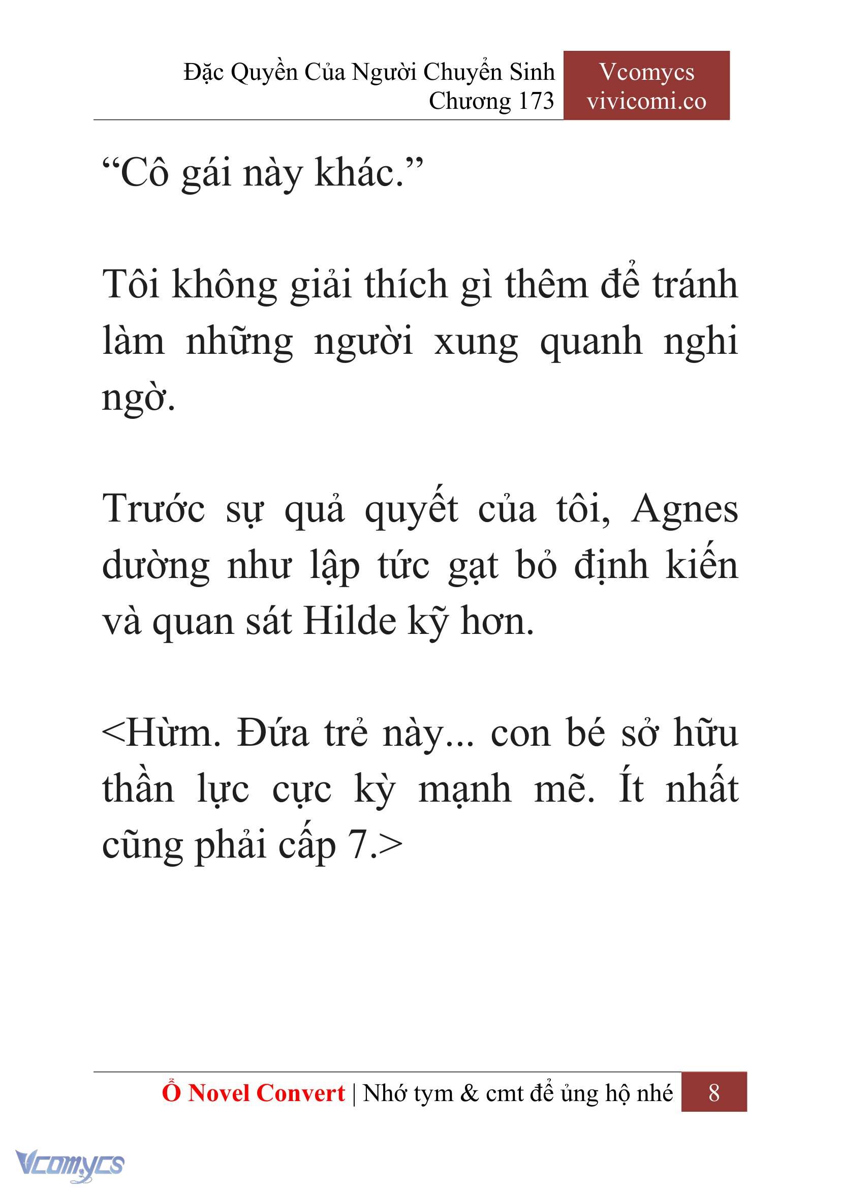 [Novel] Đặc Quyền Của Người Chuyển Sinh Chapter 173 - Trang 12
