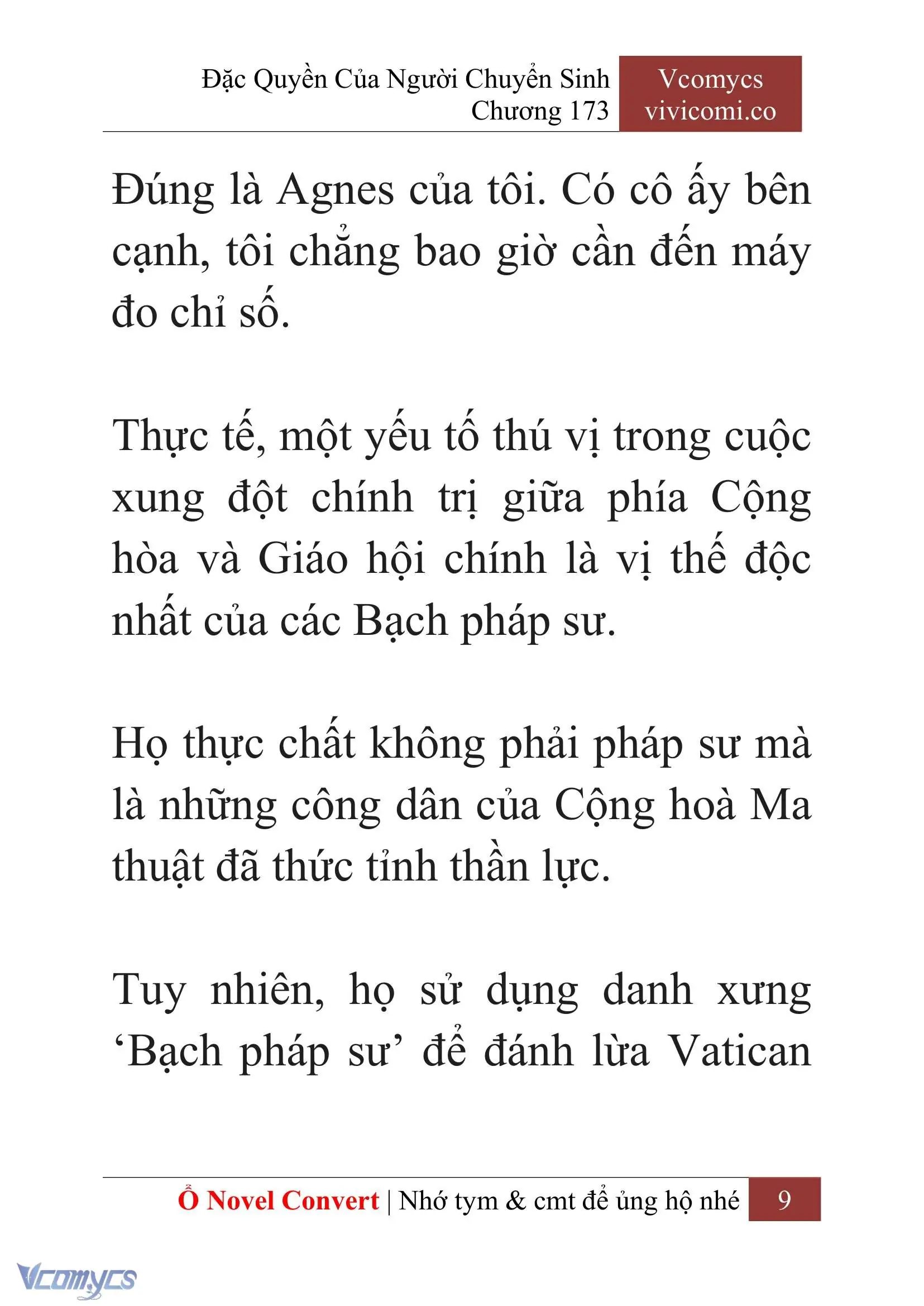 [Novel] Đặc Quyền Của Người Chuyển Sinh Chapter 173 - Trang 13