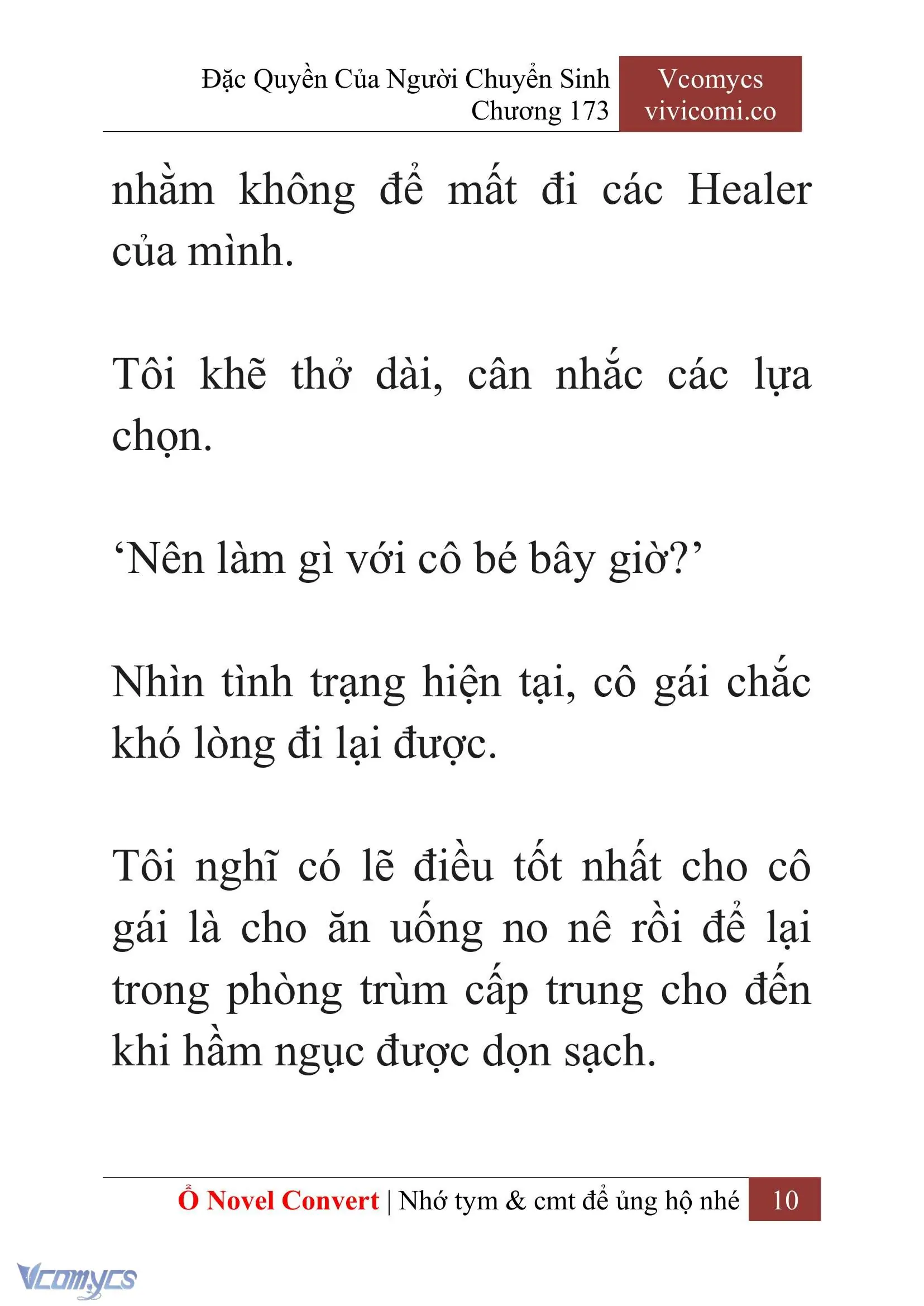 [Novel] Đặc Quyền Của Người Chuyển Sinh Chapter 173 - Trang 14