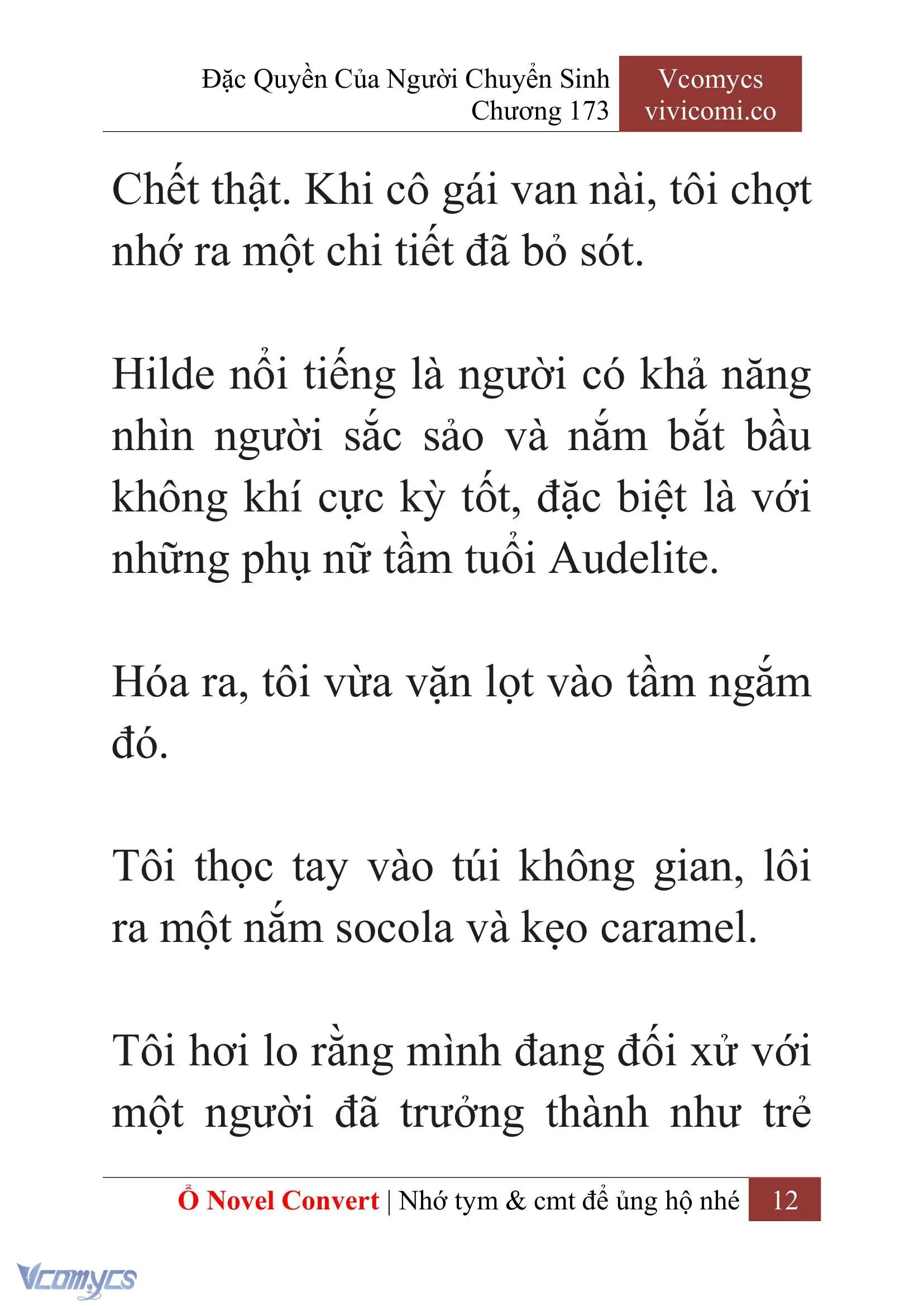 [Novel] Đặc Quyền Của Người Chuyển Sinh Chapter 173 - Trang 16