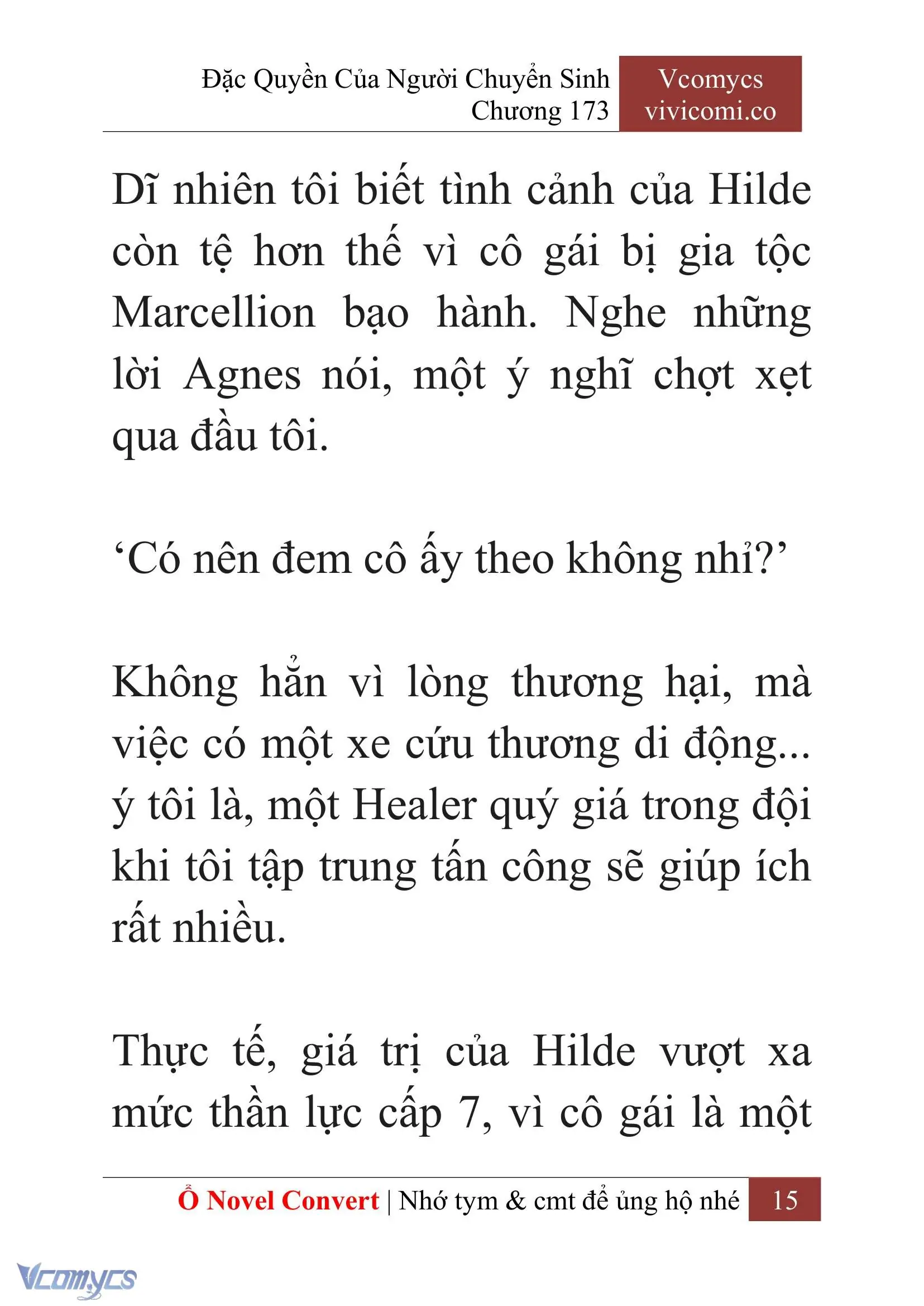 [Novel] Đặc Quyền Của Người Chuyển Sinh Chapter 173 - Trang 19