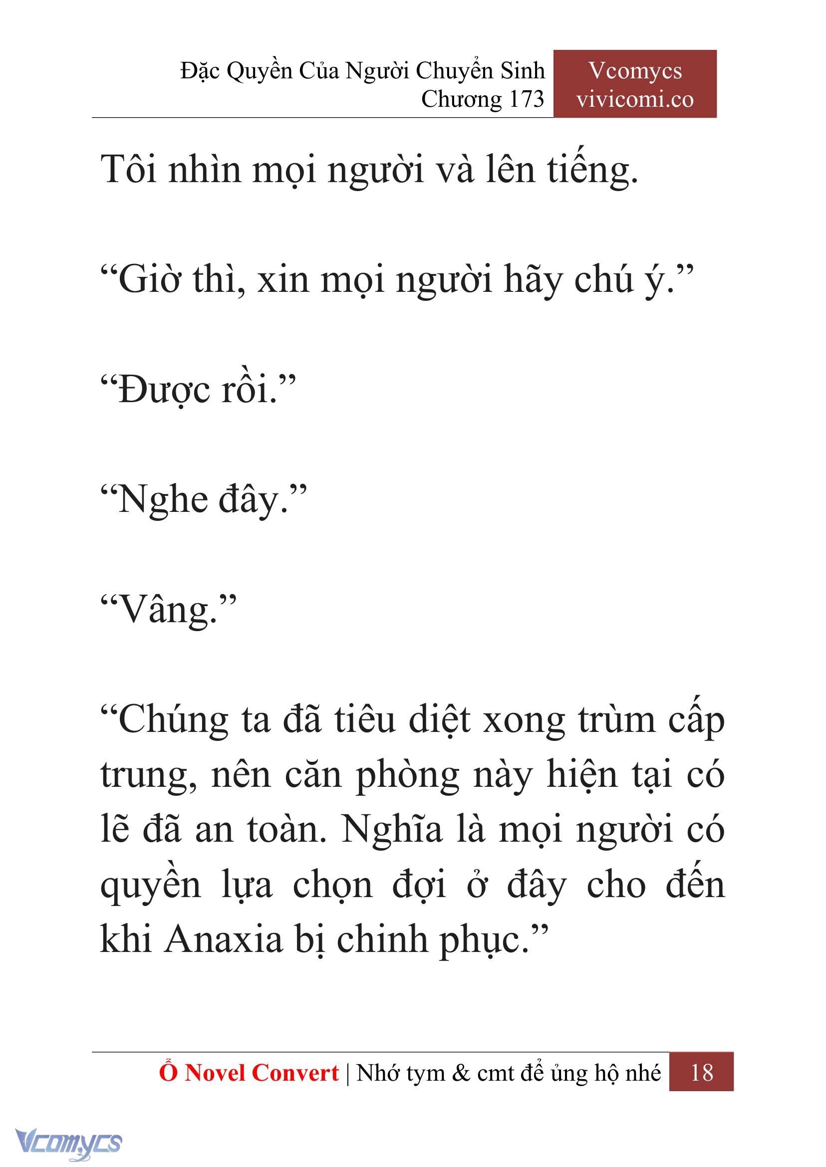[Novel] Đặc Quyền Của Người Chuyển Sinh Chapter 173 - Trang 22