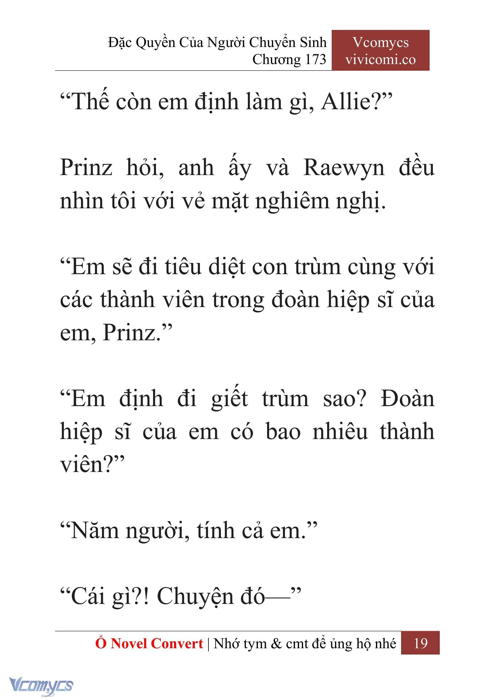 [Novel] Đặc Quyền Của Người Chuyển Sinh Chapter 173 - Trang 23