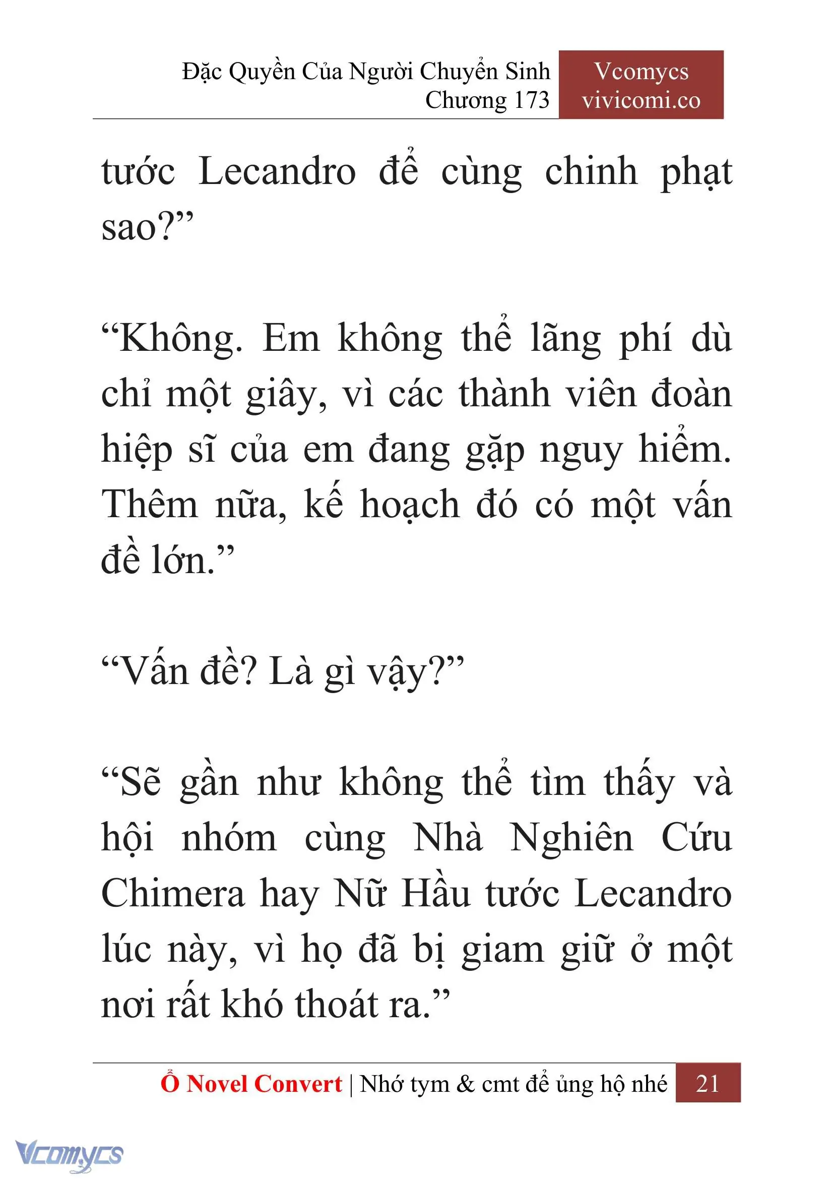 [Novel] Đặc Quyền Của Người Chuyển Sinh Chapter 173 - Trang 25