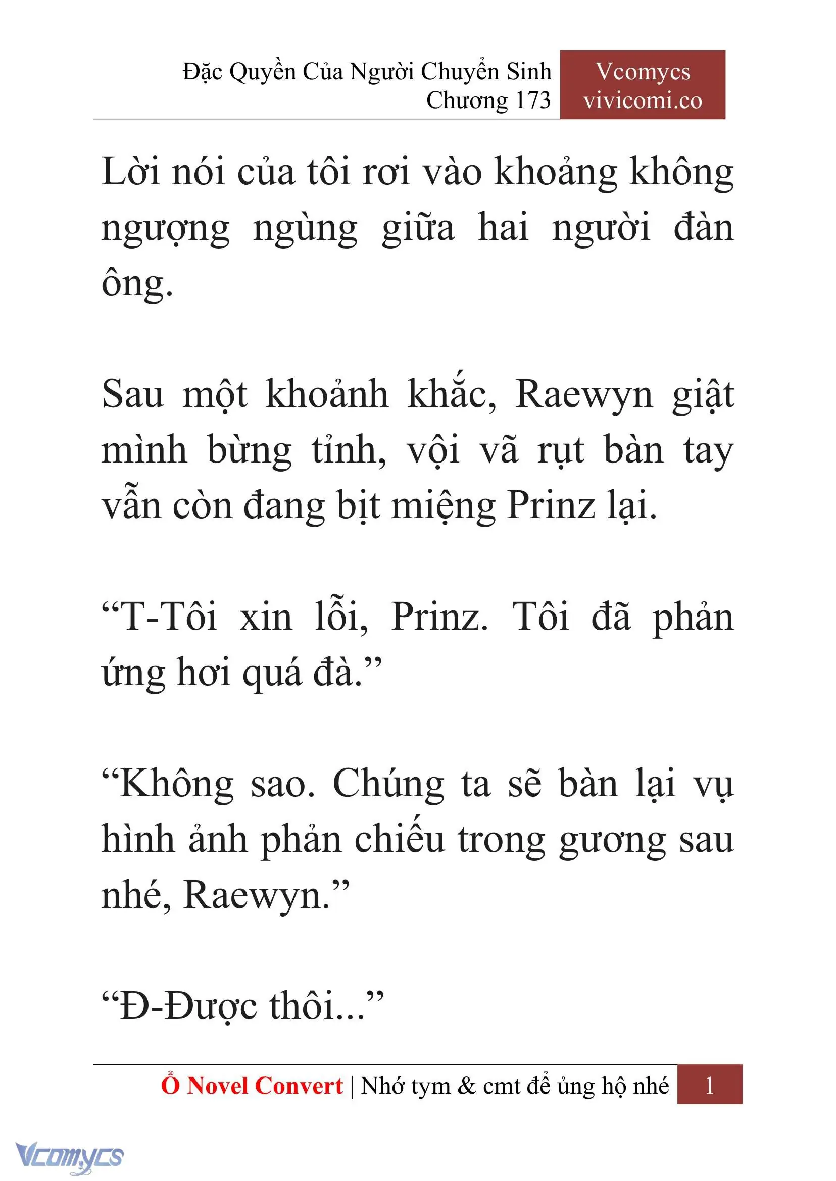 [Novel] Đặc Quyền Của Người Chuyển Sinh Chapter 173 - Trang 5