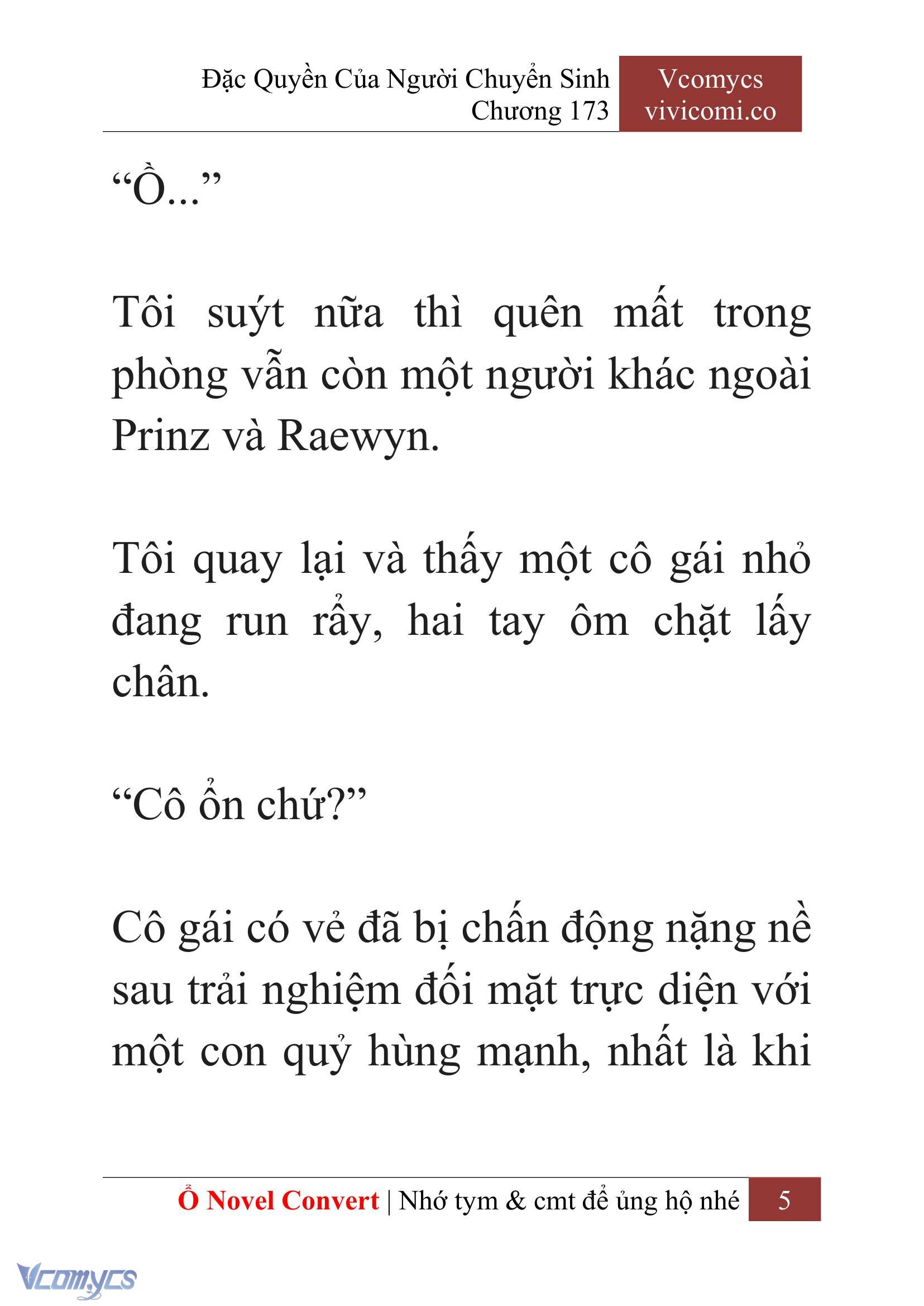 [Novel] Đặc Quyền Của Người Chuyển Sinh Chapter 173 - Trang 9