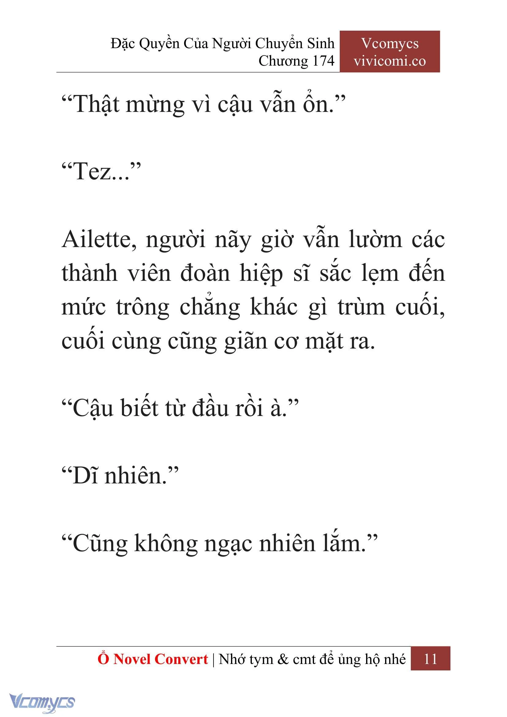 [Novel] Đặc Quyền Của Người Chuyển Sinh Chapter 174 - Trang 15