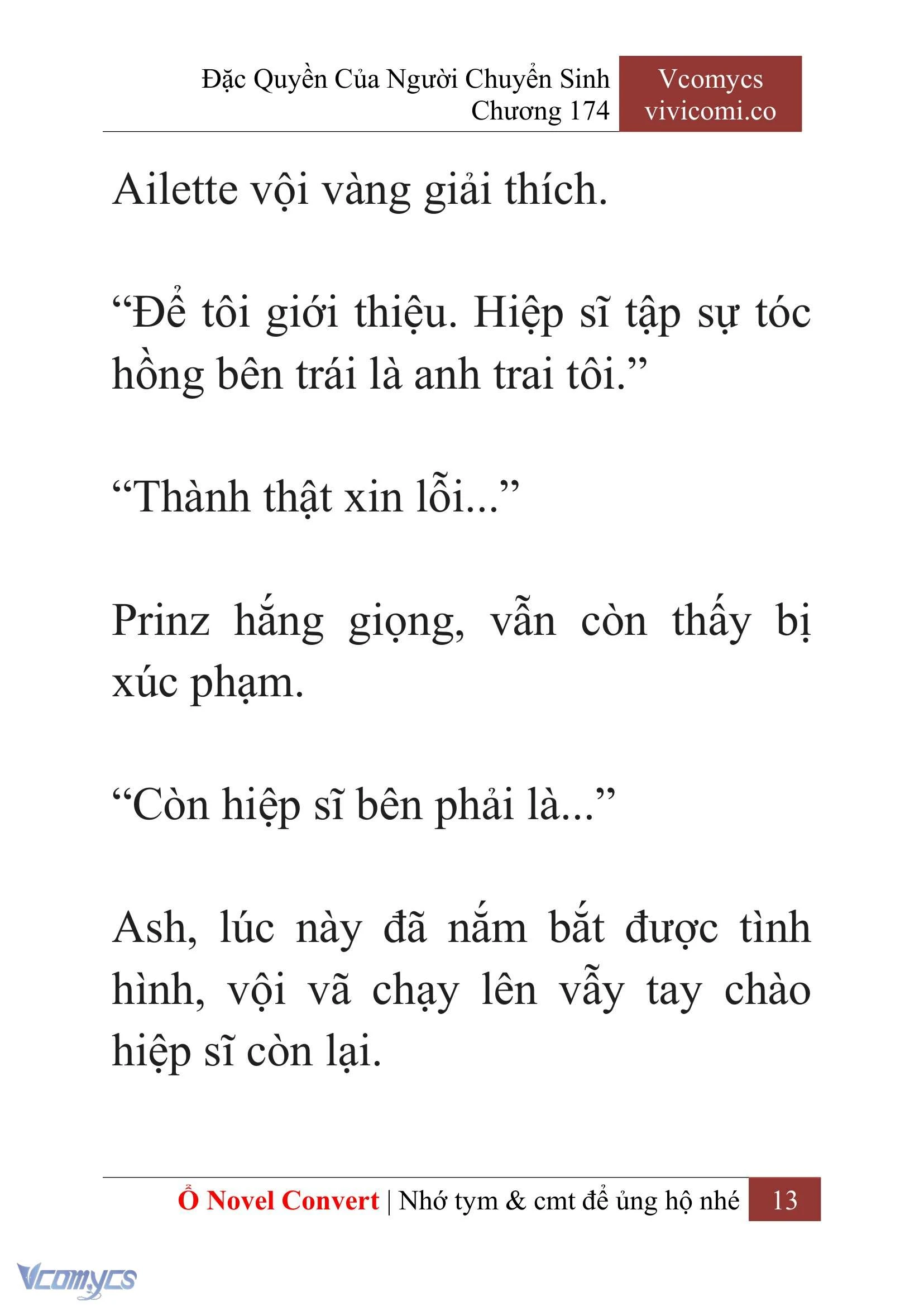 [Novel] Đặc Quyền Của Người Chuyển Sinh Chapter 174 - Trang 17