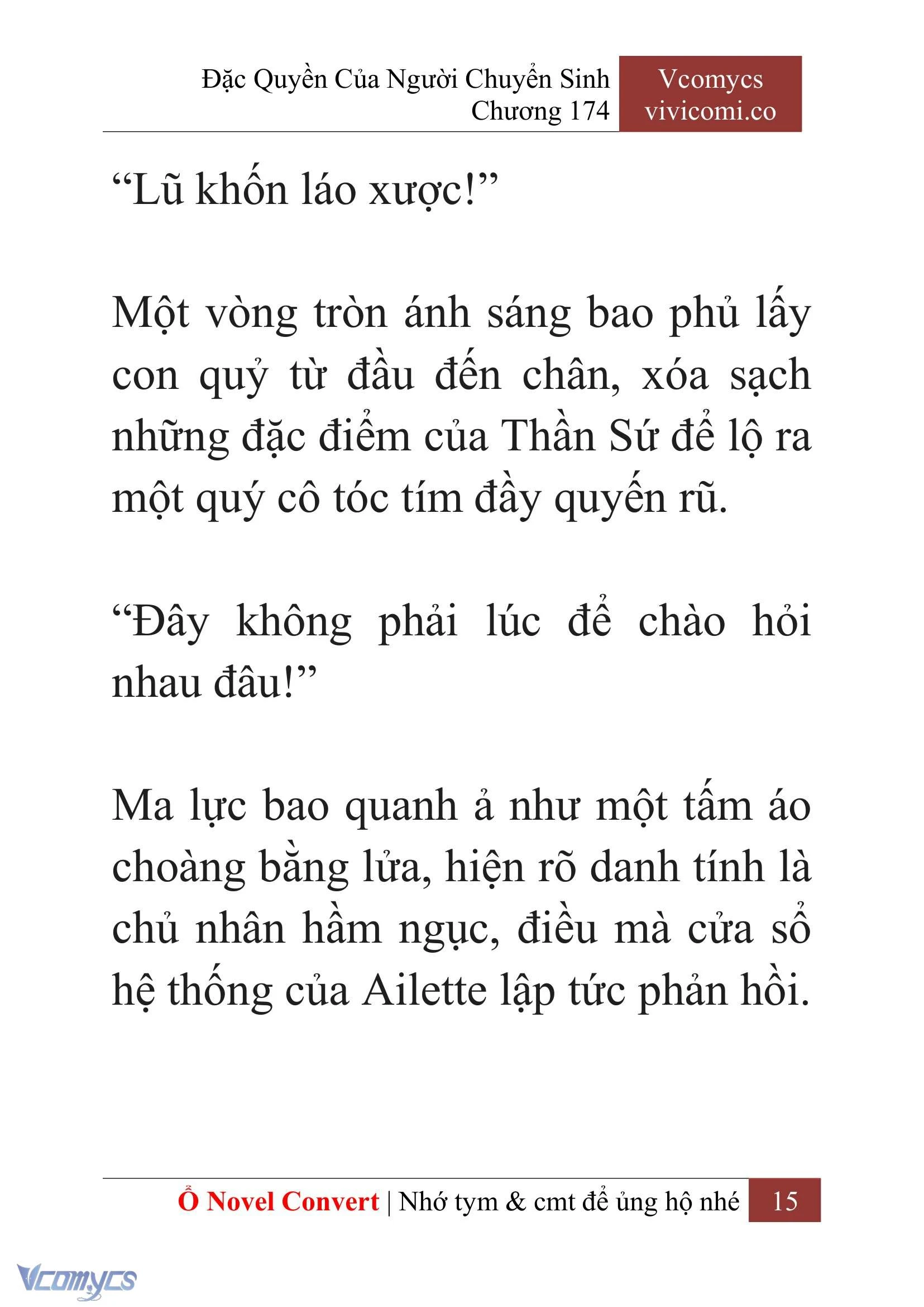 [Novel] Đặc Quyền Của Người Chuyển Sinh Chapter 174 - Trang 19