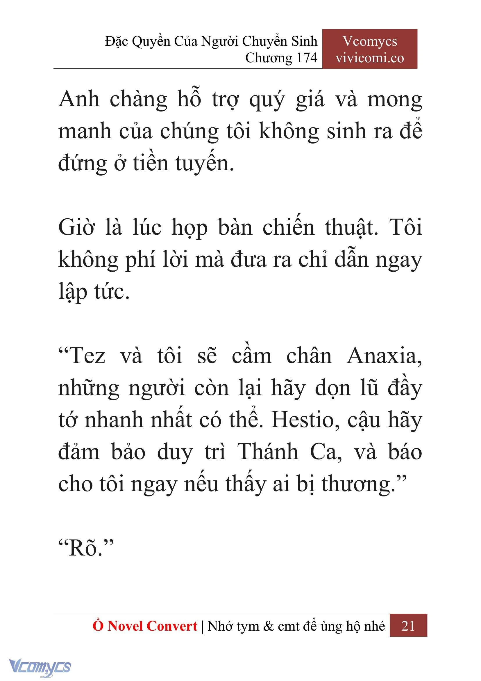 [Novel] Đặc Quyền Của Người Chuyển Sinh Chapter 174 - Trang 25