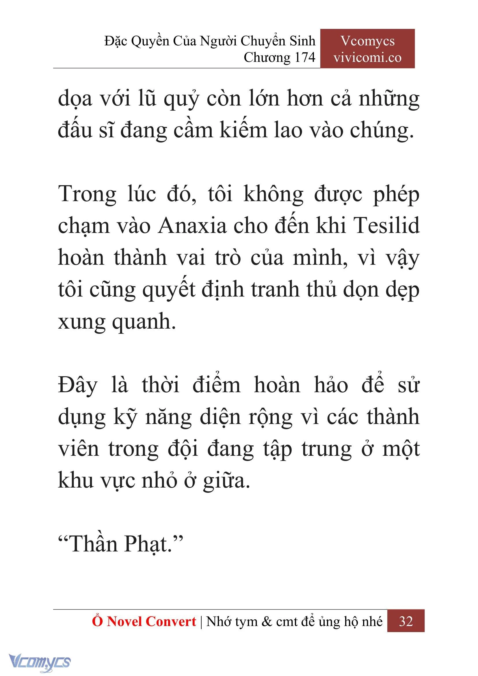 [Novel] Đặc Quyền Của Người Chuyển Sinh Chapter 174 - Trang 36